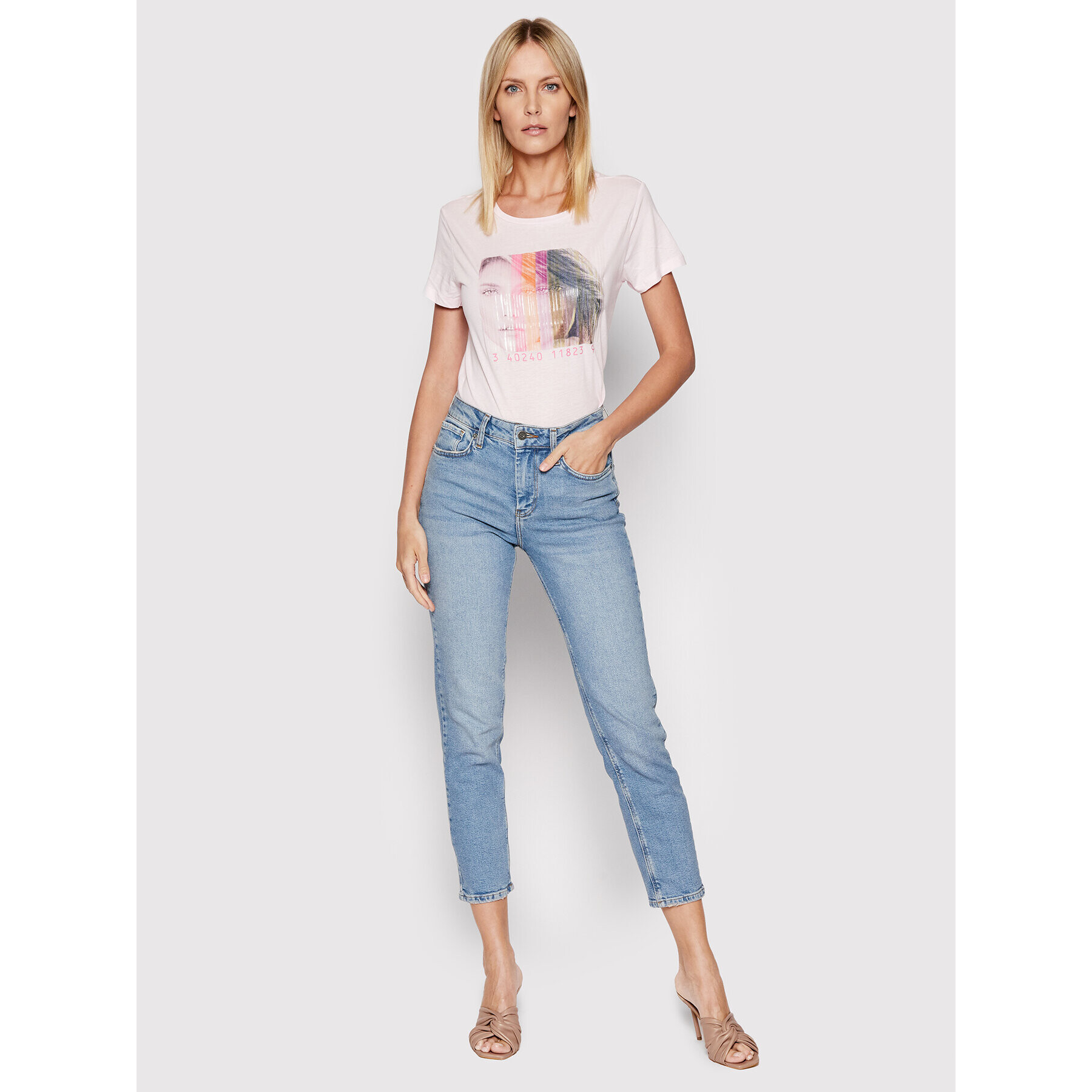 Guess T-Shirt W2GI44 K9SN1 Růžová Regular Fit - Pepit.cz