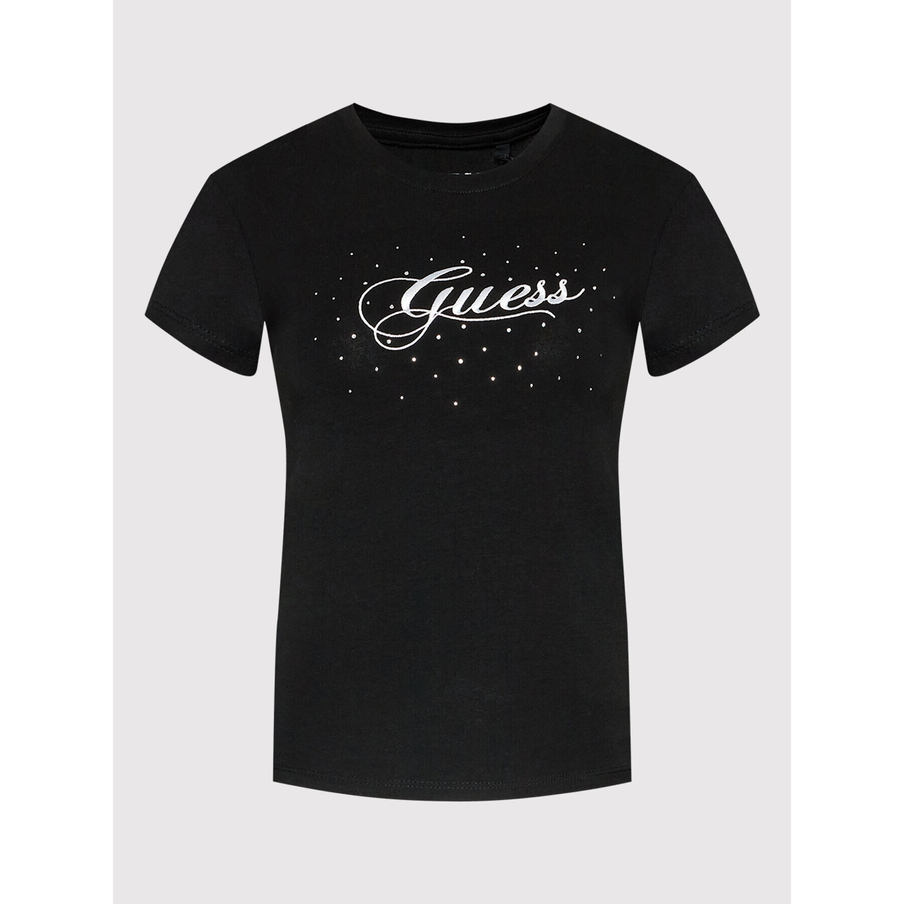 Guess T-Shirt W2YI01 KA0Q1 Černá Slim Fit - Pepit.cz