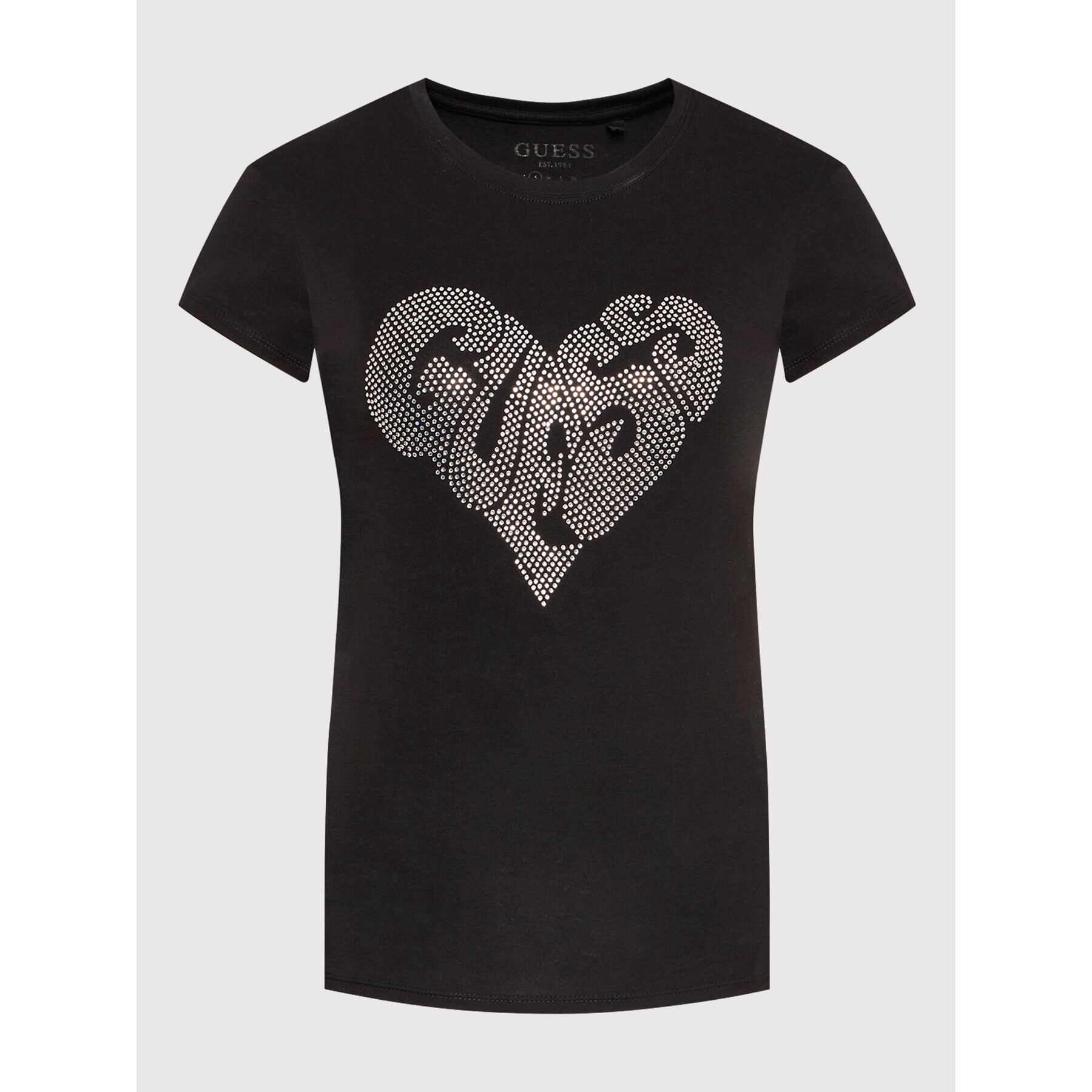 Guess T-Shirt W2YI07 KA0Q1 Černá Slim Fit - Pepit.cz