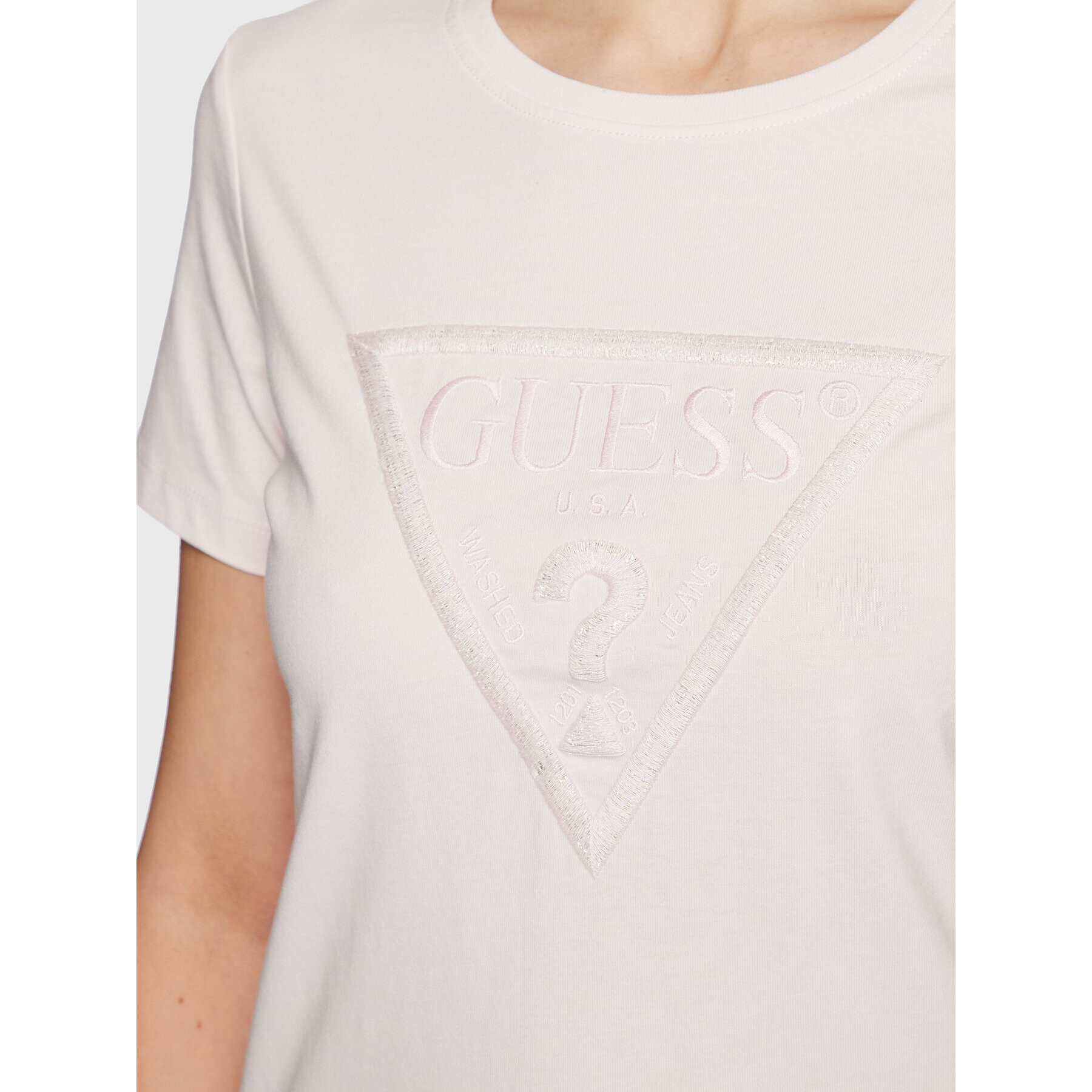 Guess T-Shirt W3RI19 I3Z14 Růžová Regular Fit - Pepit.cz