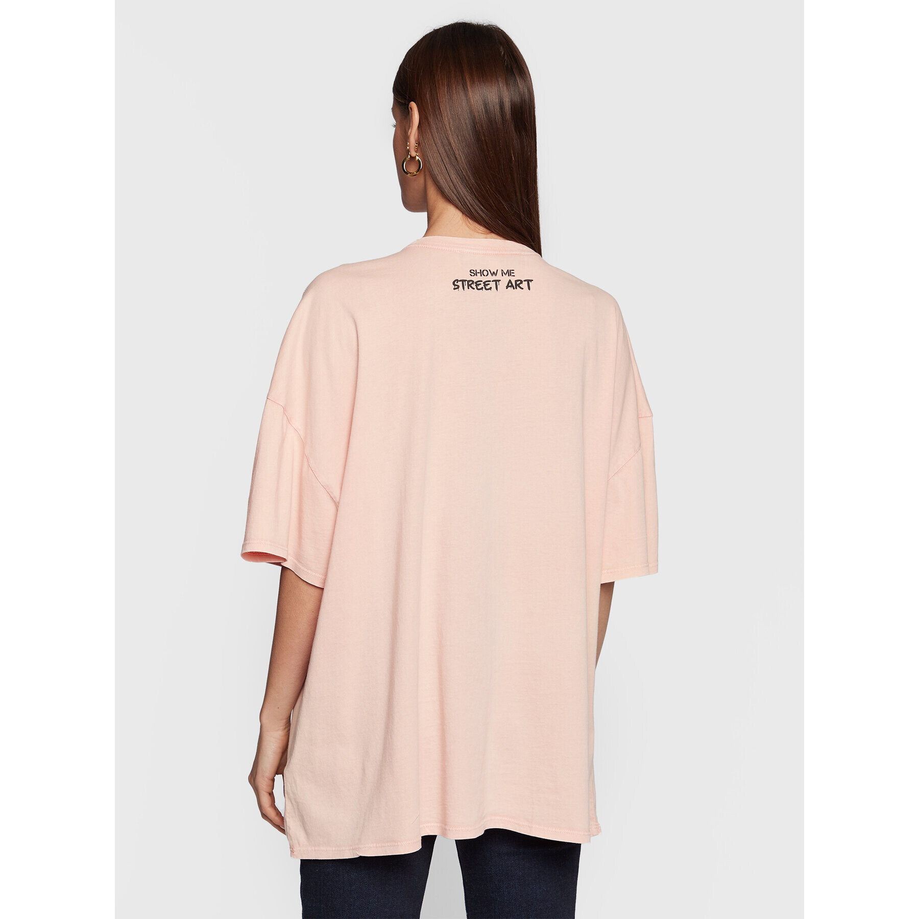 Guess T-Shirt W3RI53 K9RM3 Růžová Relaxed Fit - Pepit.cz