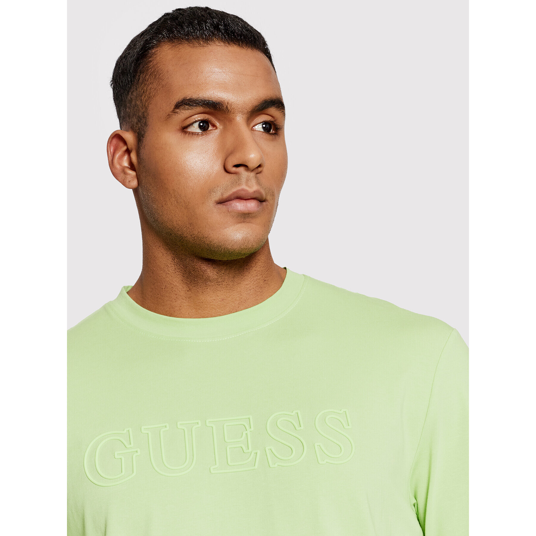 Guess T-Shirt Z2RI10 J1311 Zelená Regular Fit - Pepit.cz