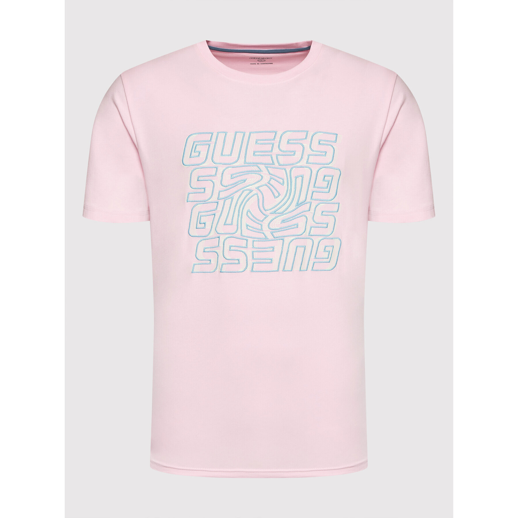 Guess T-Shirt Z2YI00 J1311 Růžová Regular Fit - Pepit.cz