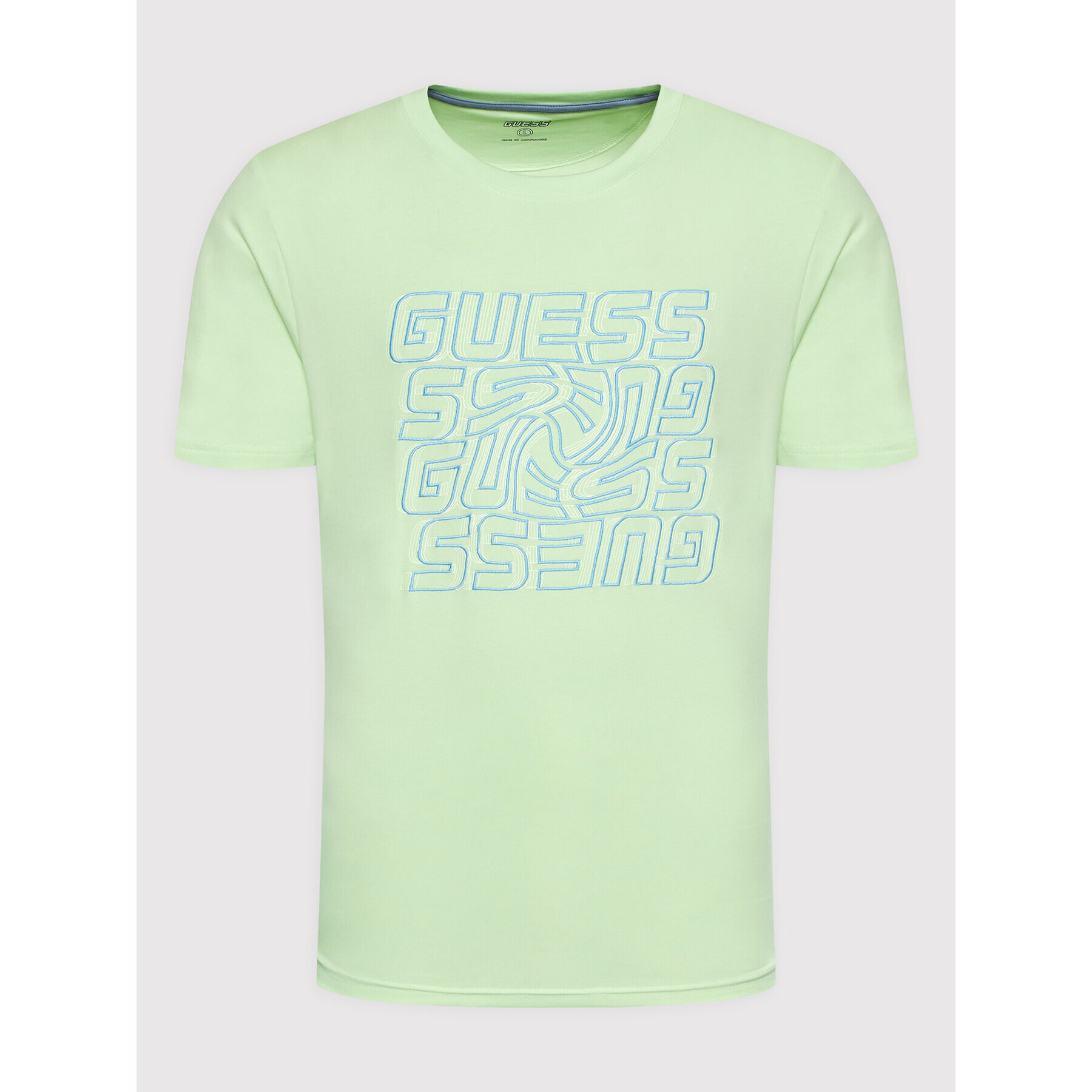 Guess T-Shirt Z2YI00 J1311 Zelená Regular Fit - Pepit.cz