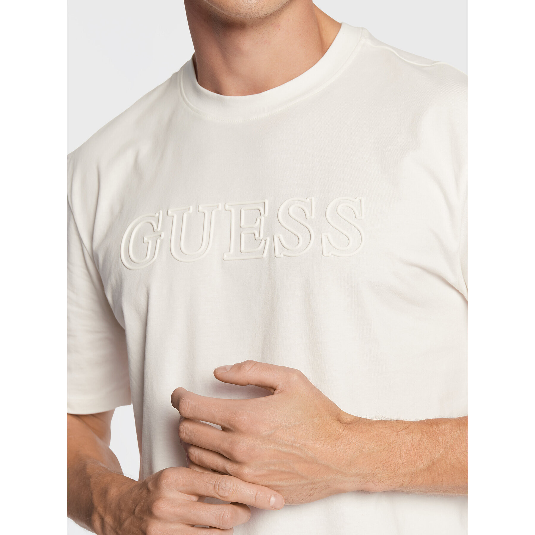 Guess T-Shirt Z2YI11 J1311 Bílá Regular Fit - Pepit.cz