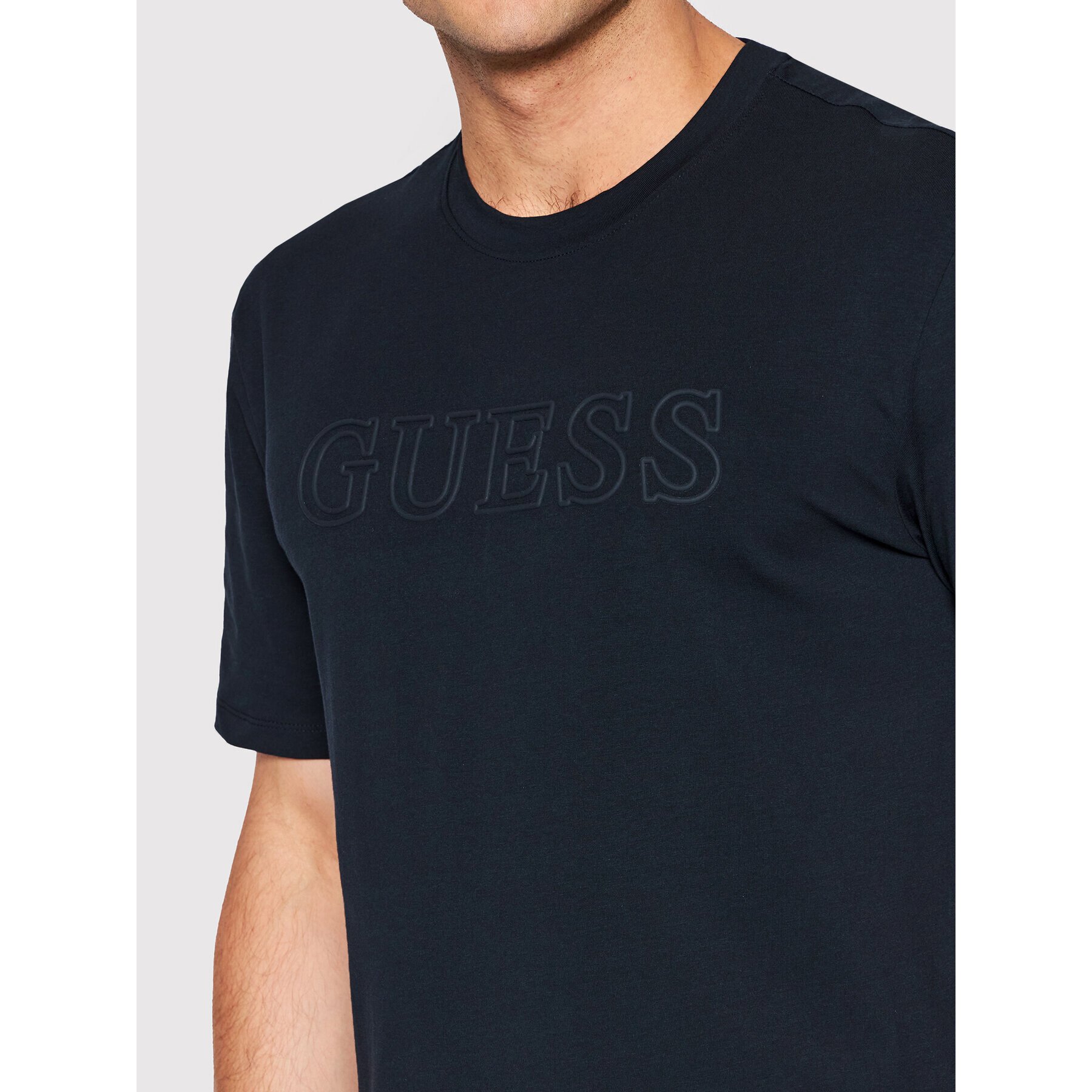 Guess T-Shirt Z2YI11 J1311 Tmavomodrá Regular Fit - Pepit.cz