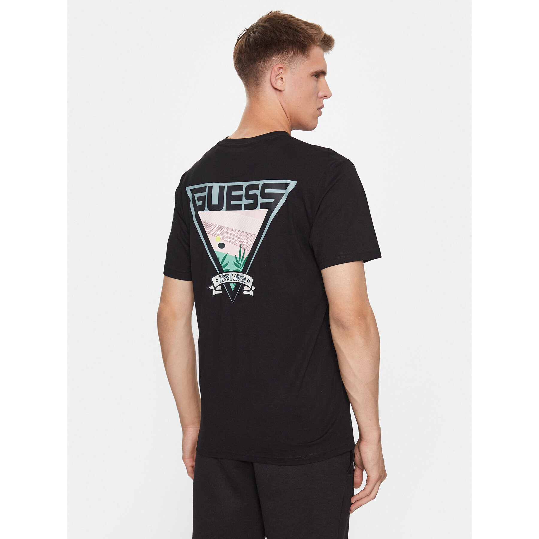 Guess T-Shirt Z3BI06 I3Z14 Černá Regular Fit - Pepit.cz