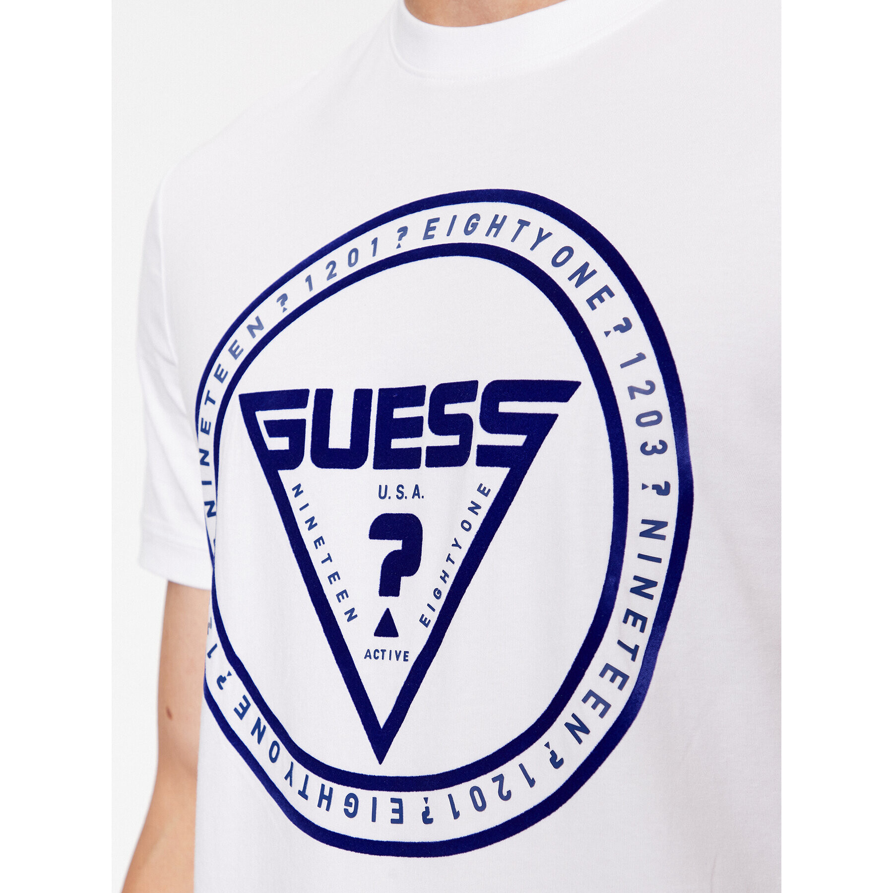 Guess T-Shirt Z3BI08 J1314 Bílá Regular Fit - Pepit.cz