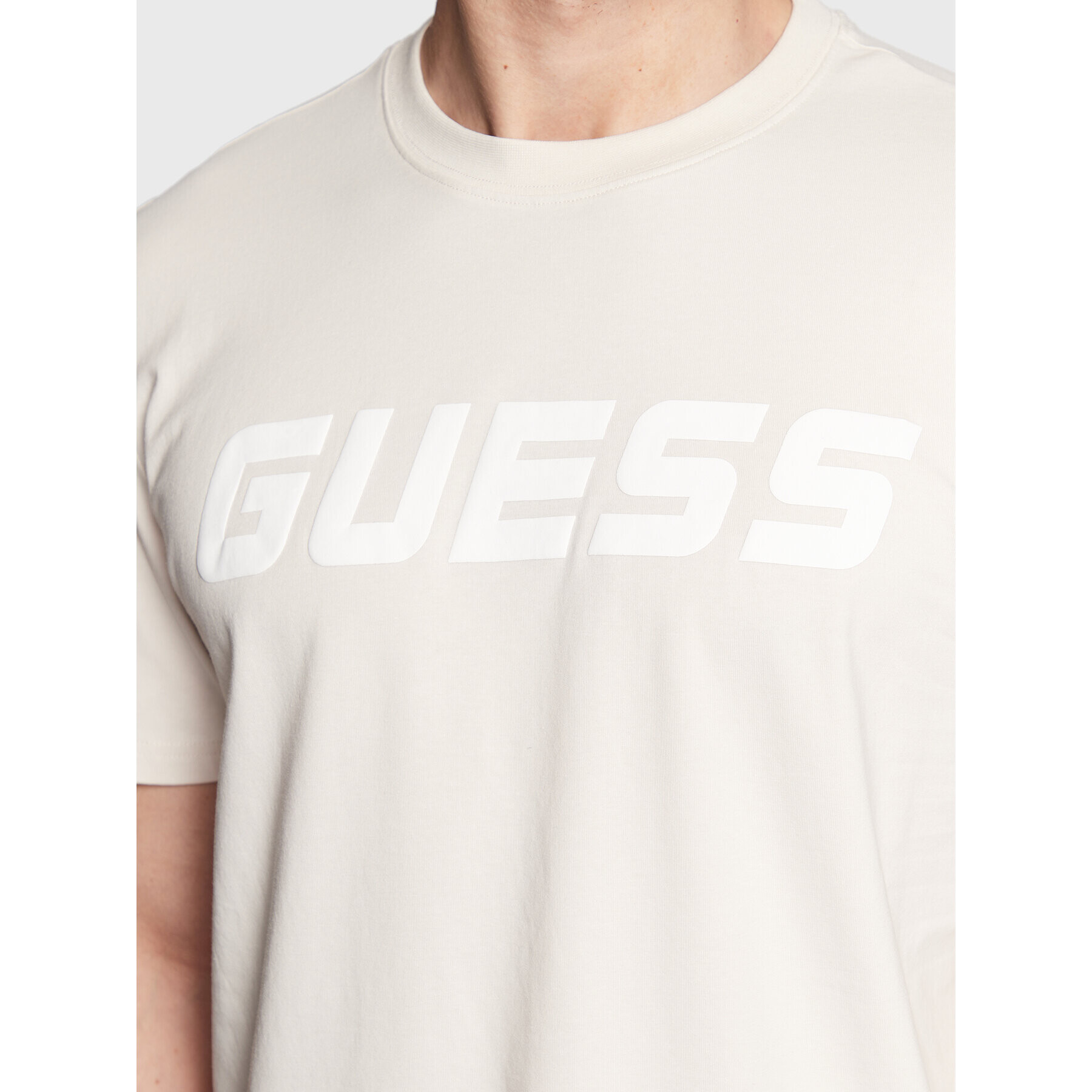 Guess T-Shirt Z3RI05 J1314 Béžová Regular Fit - Pepit.cz