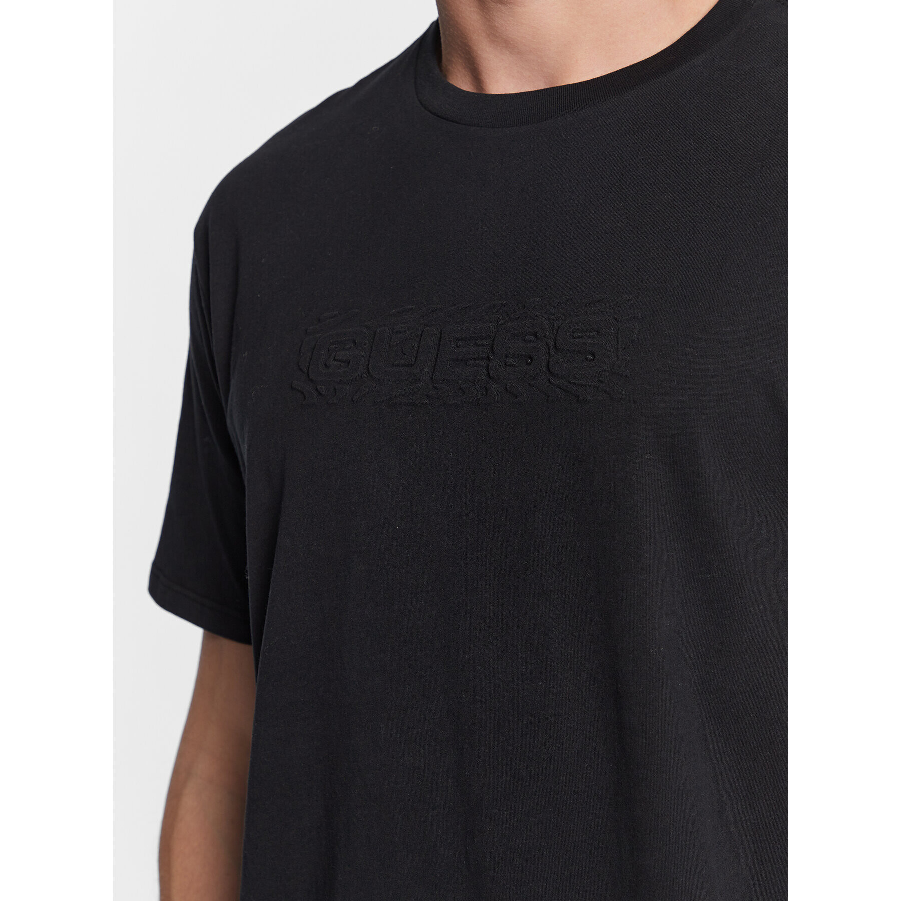 Guess T-Shirt Zebra Logo M3GI58 KBDL0 Černá Regular Fit - Pepit.cz