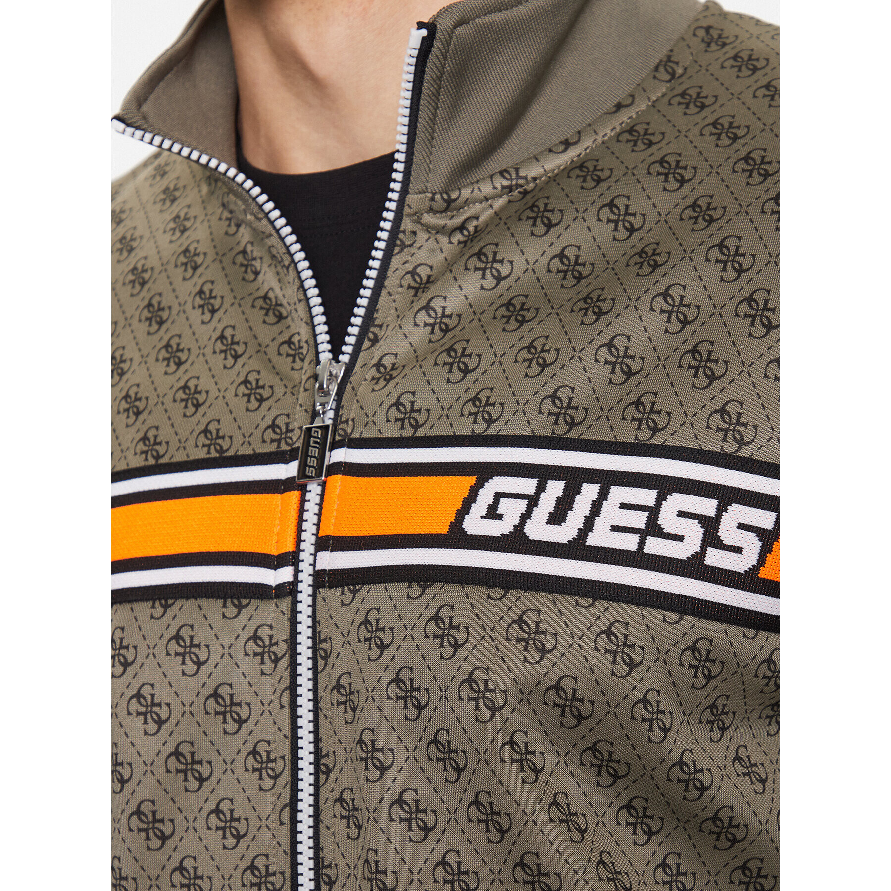 Guess Tepláková souprava Z2BQ06 FL04Q Khaki Regular Fit - Pepit.cz