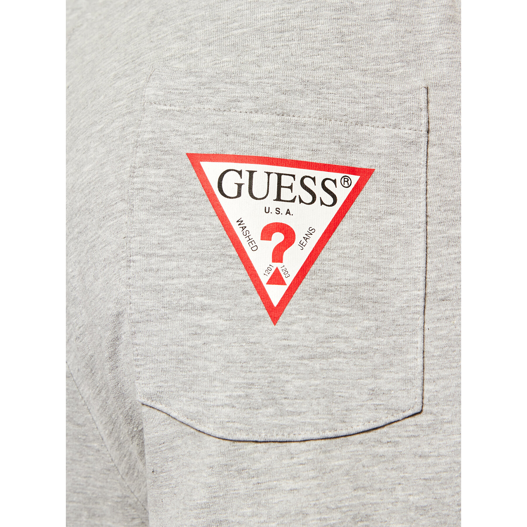 Guess Teplákové kalhoty Adam M1RB37 K6ZS1 Šedá Slim Fit - Pepit.cz