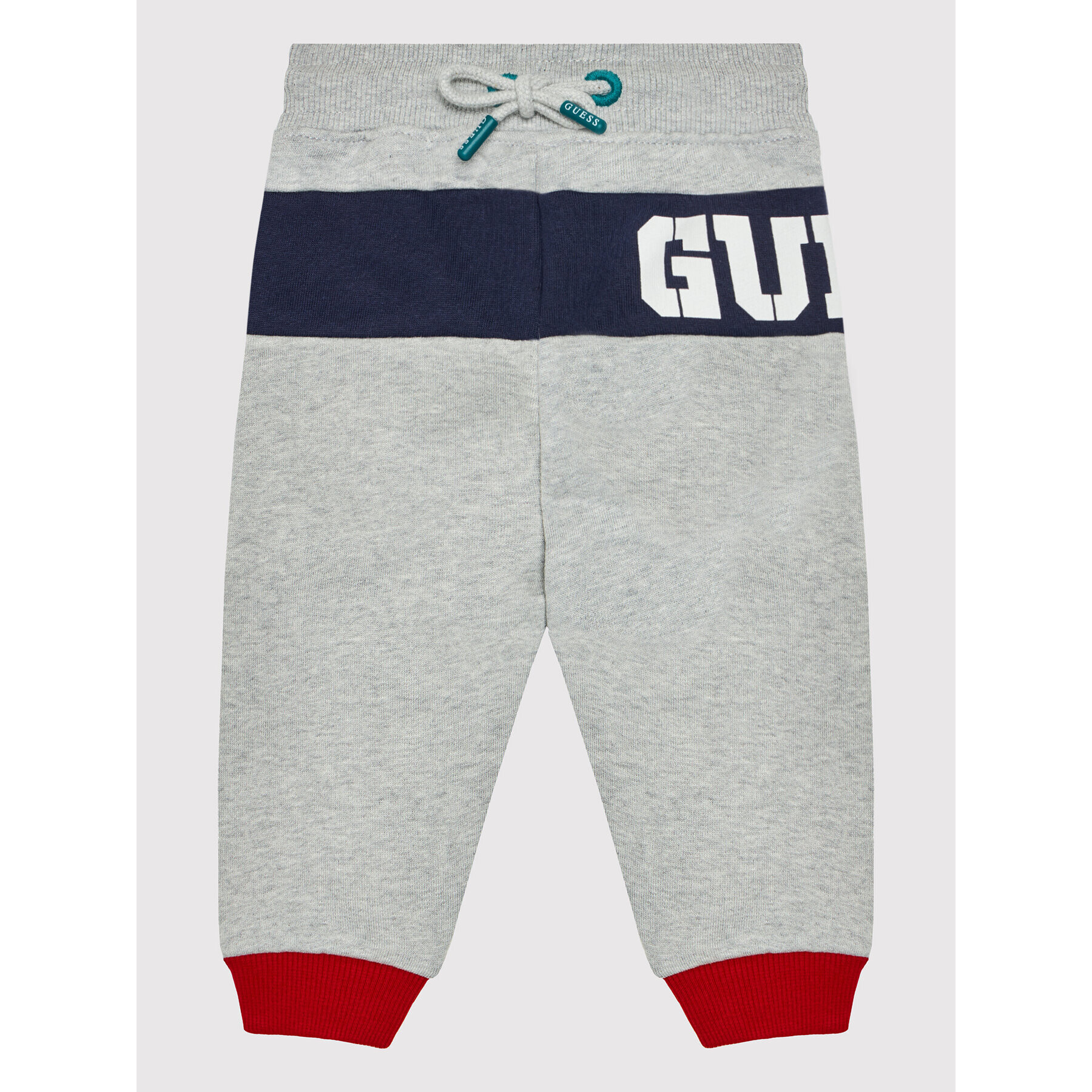 Guess Teplákové kalhoty N1BQ11 KAV30 Šedá Regular Fit - Pepit.cz