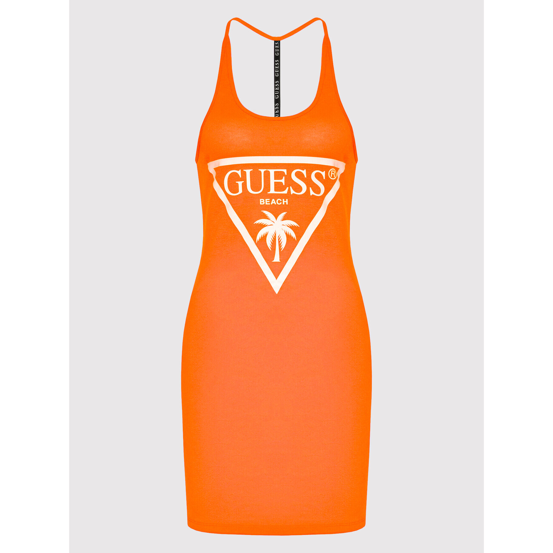 Guess Top E02I02 KB9I0 Oranžová Regular Fit - Pepit.cz