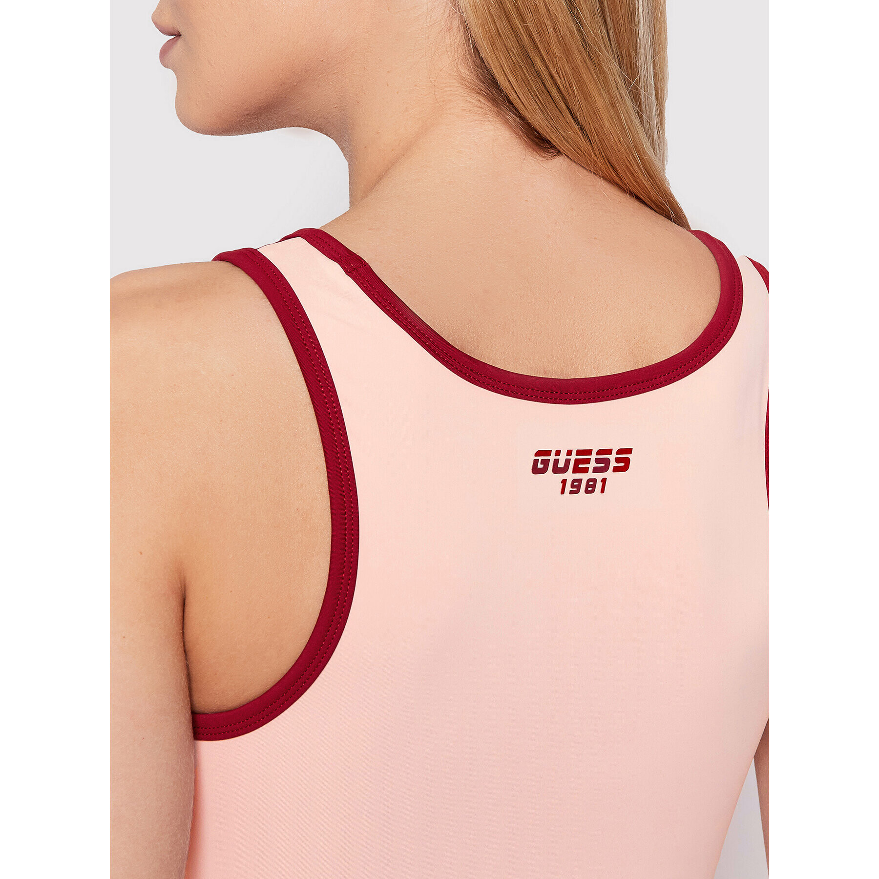 Guess Top O1RA33 MC049 Růžová Slim Fit - Pepit.cz