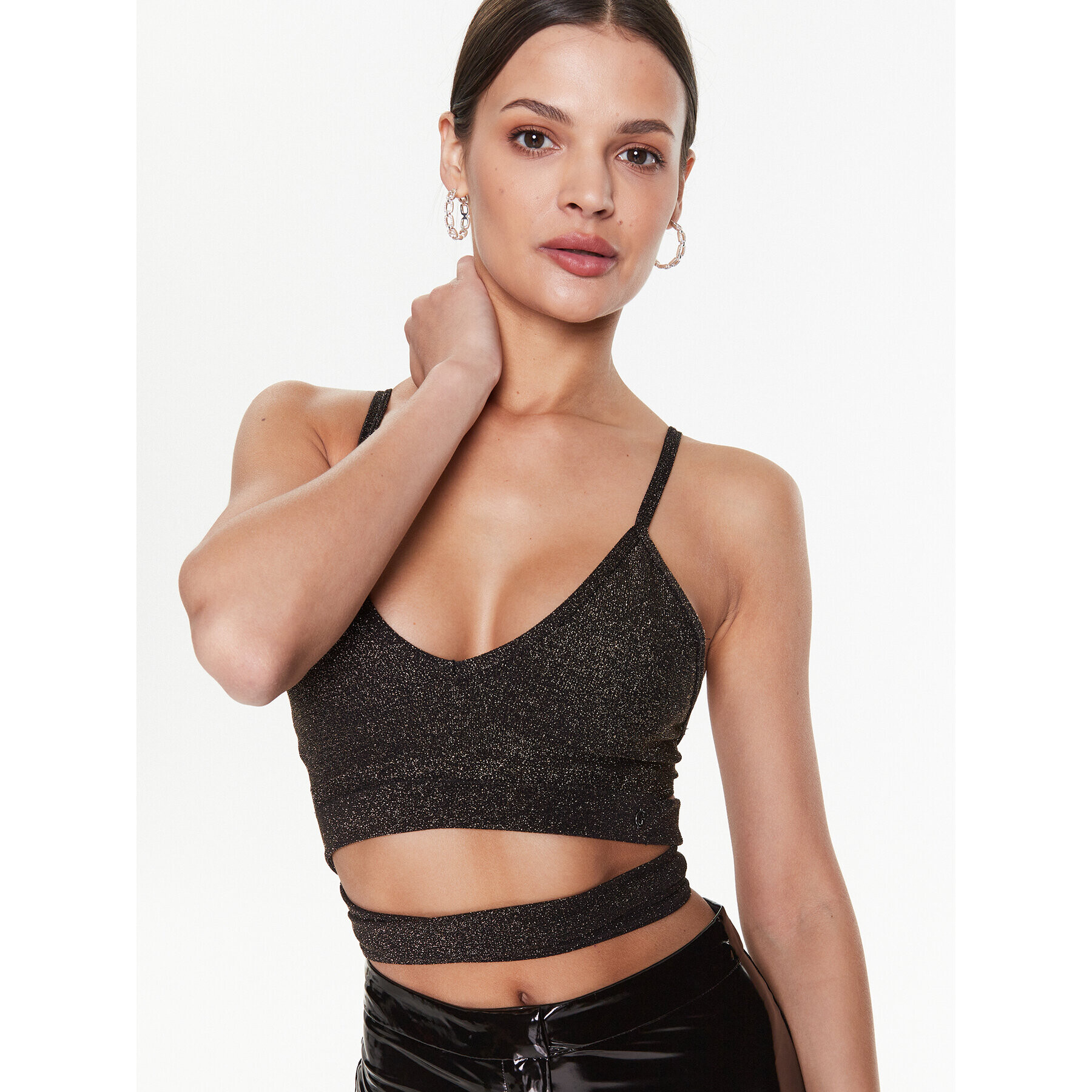 Guess Top Sibyl W3GZ03 Z3740 Černá Slim Fit - Pepit.cz