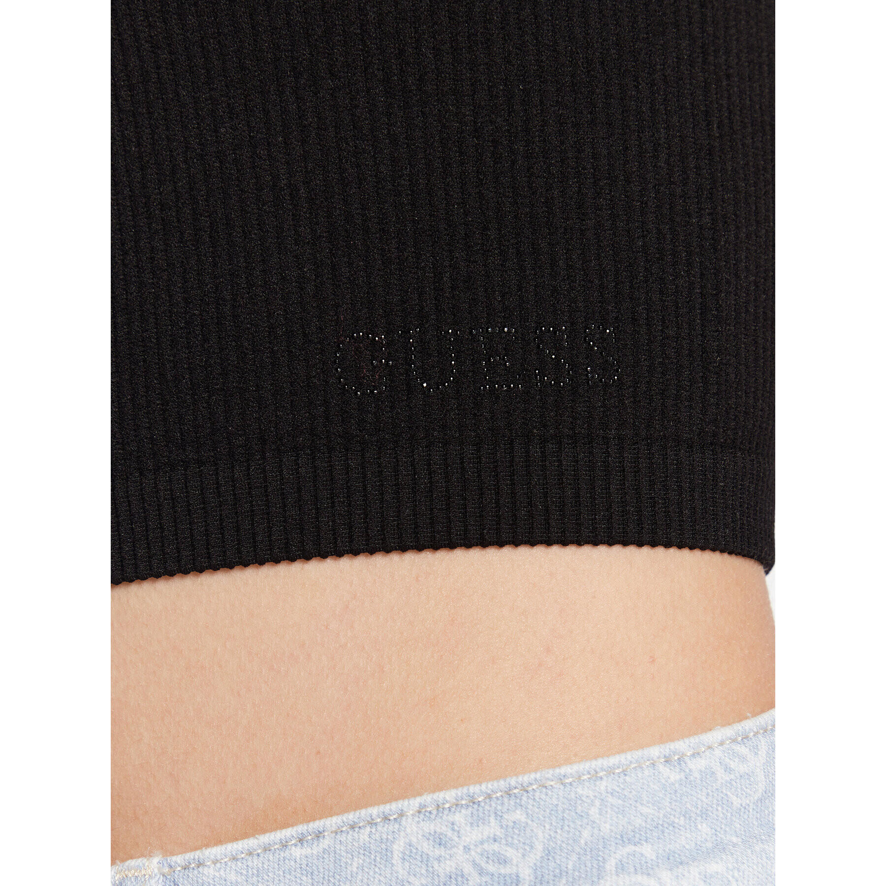 Guess Top Tori W3GZ02 Z2ZN0 Černá Slim Fit - Pepit.cz