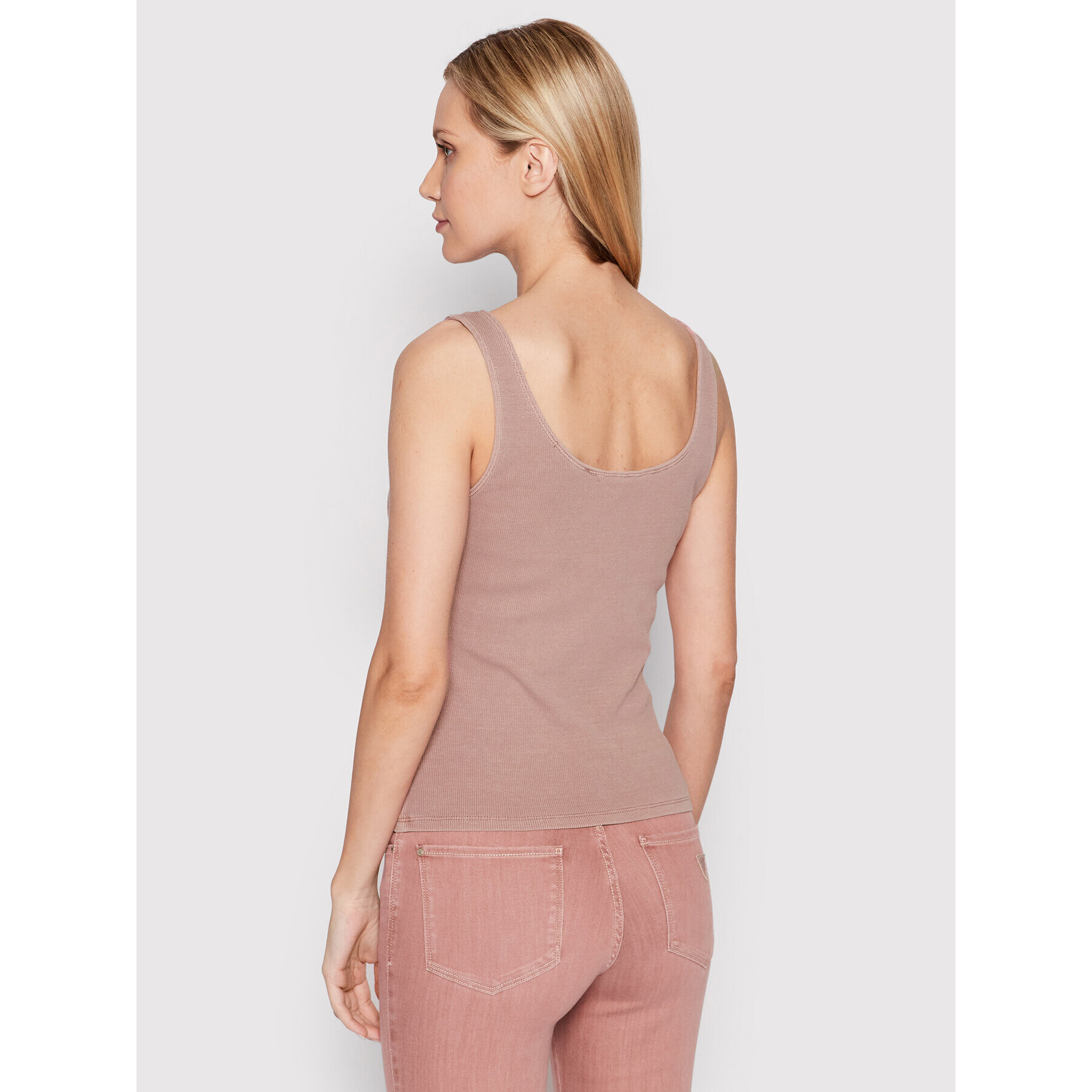 Guess Top W2YI00 KA0H1 Růžová Slim Fit - Pepit.cz