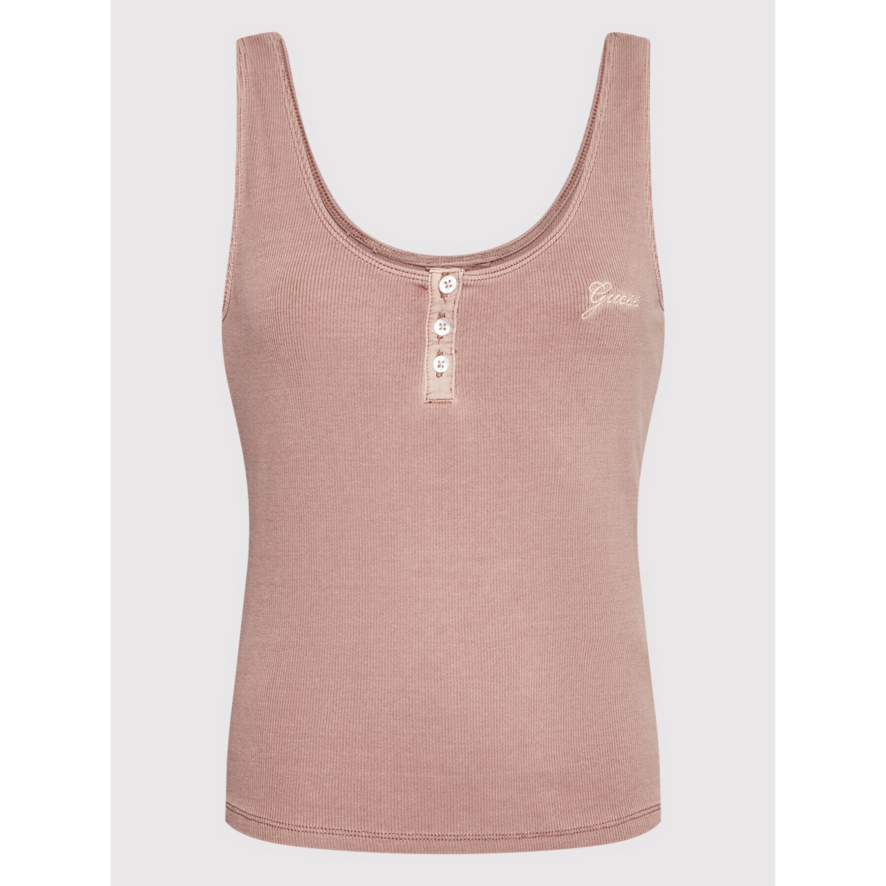 Guess Top W2YI00 KA0H1 Růžová Slim Fit - Pepit.cz