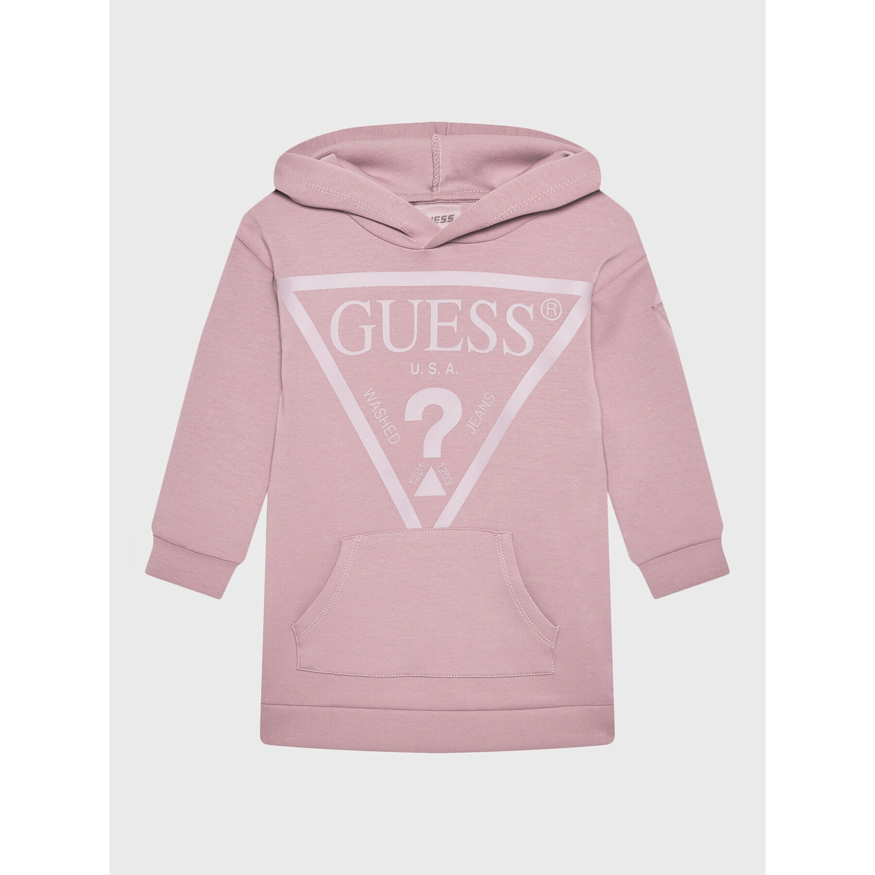 Guess Úpletové šaty J2BK35 FL03S Růžová Regular Fit - Pepit.cz