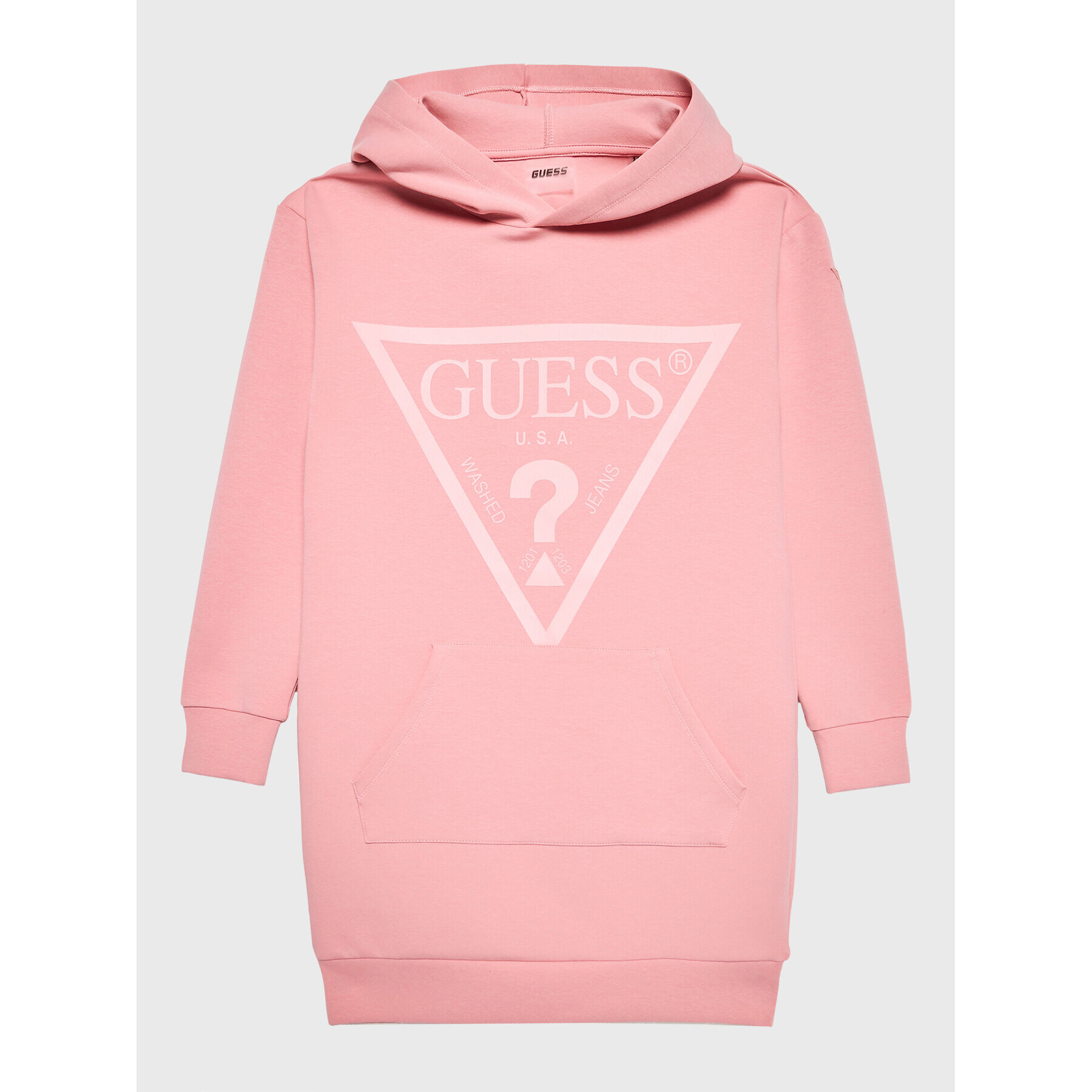 Guess Úpletové šaty J2BK35 FL03S Růžová Regular Fit - Pepit.cz