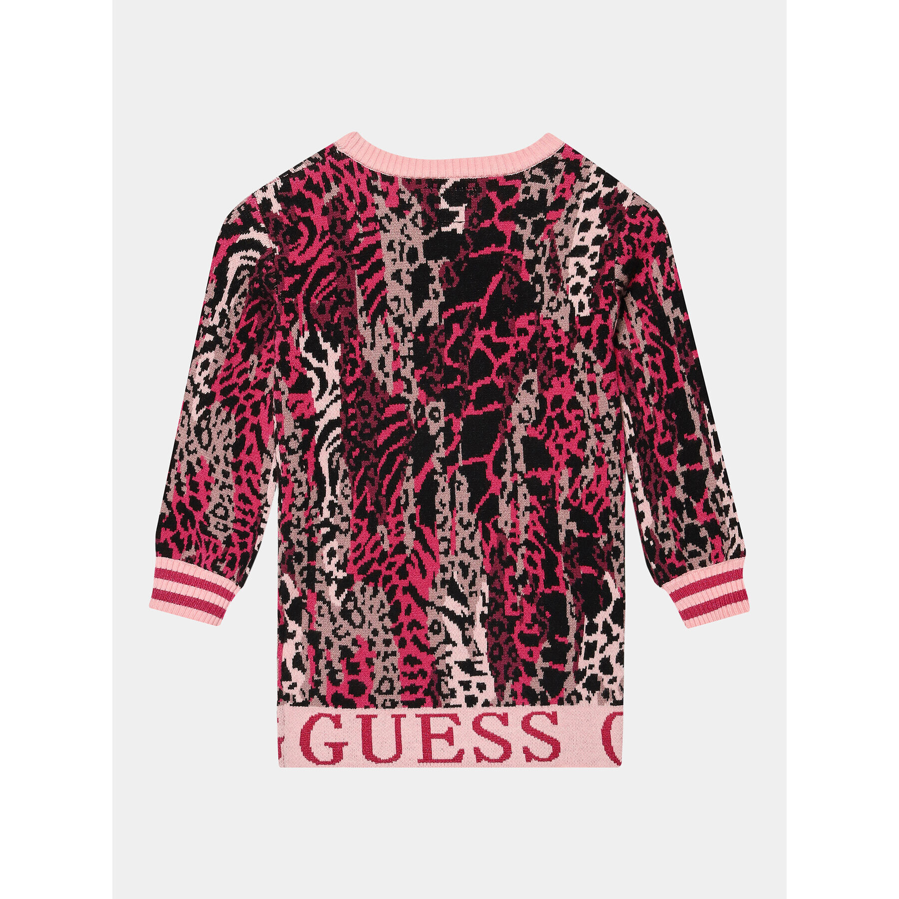 Guess Úpletové šaty J3BK04 Z3AH0 Hnědá Regular Fit - Pepit.cz