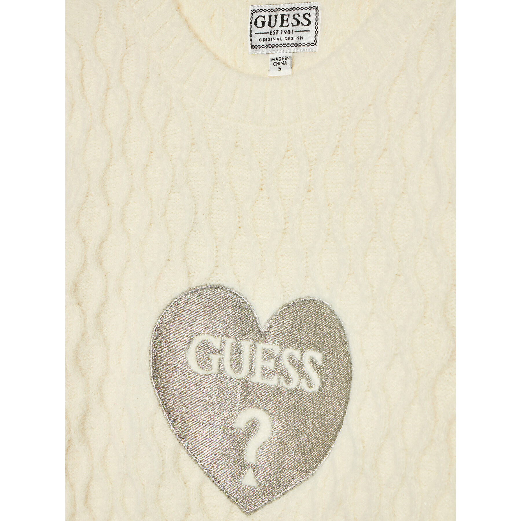 Guess Úpletové šaty K1BK02 Z2WS0 Béžová Regular Fit - Pepit.cz