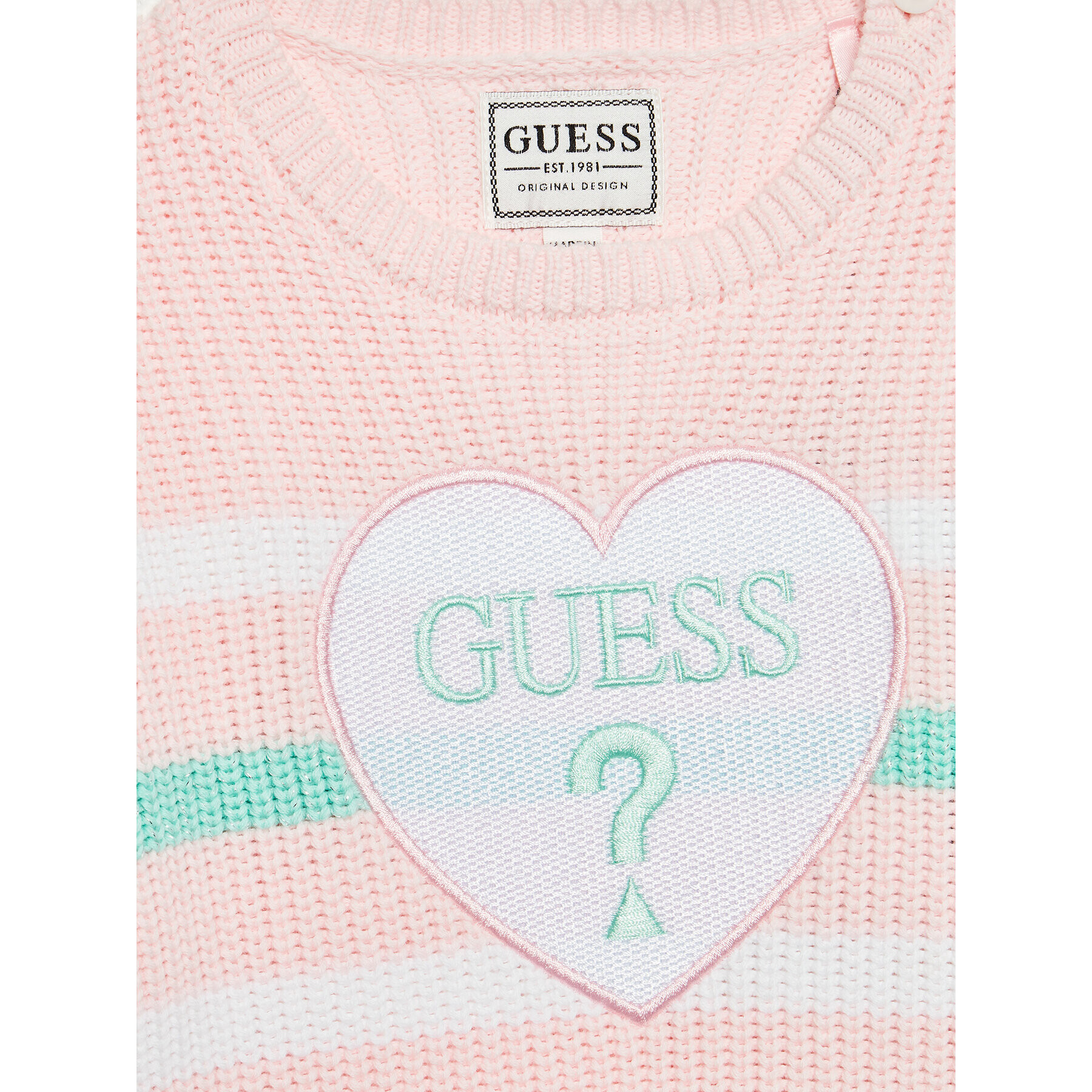 Guess Úpletové šaty K2YK06 Z2NN0 Růžová Regular Fit - Pepit.cz