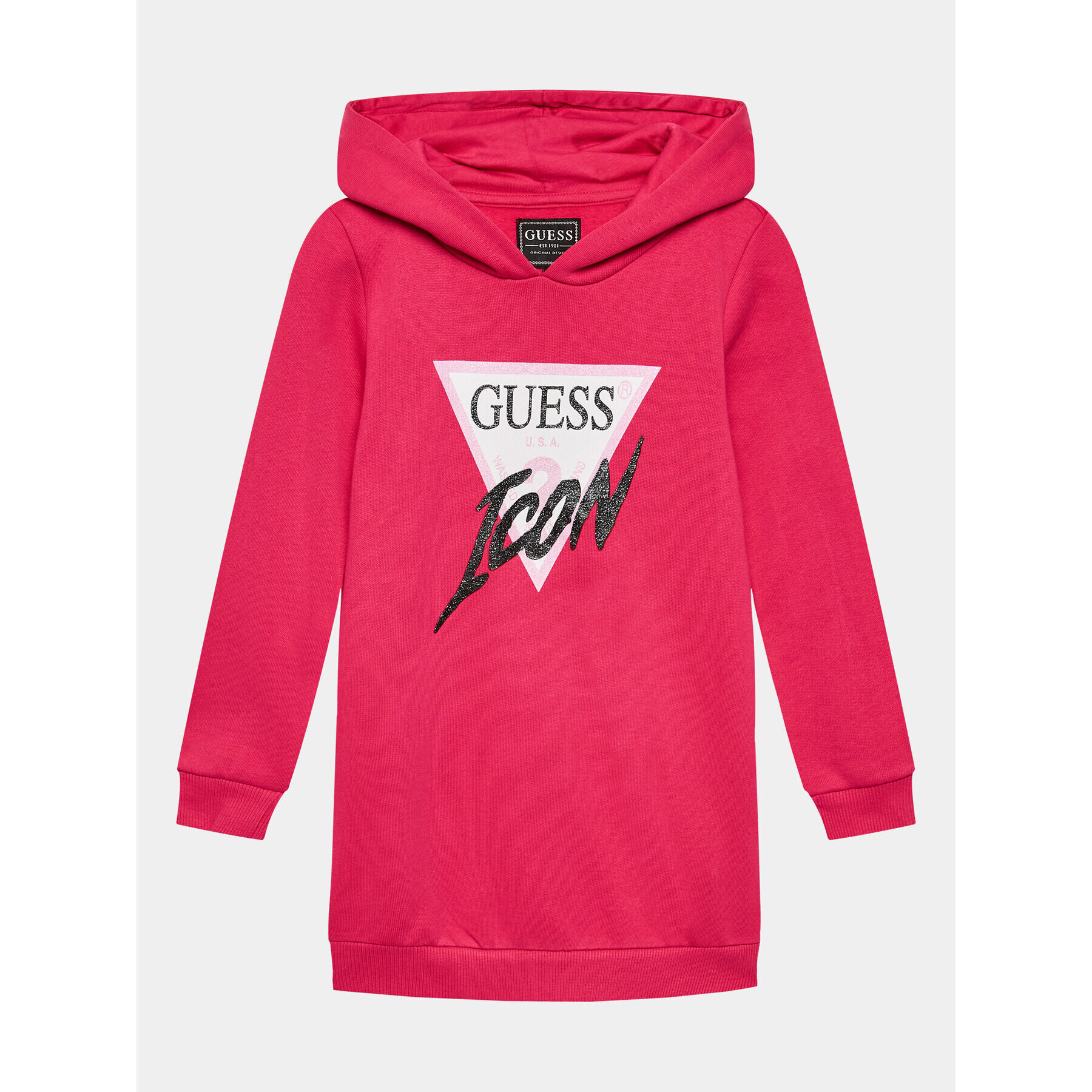 Guess Úpletové šaty K3BK17 KAV34 Růžová Regular Fit - Pepit.cz