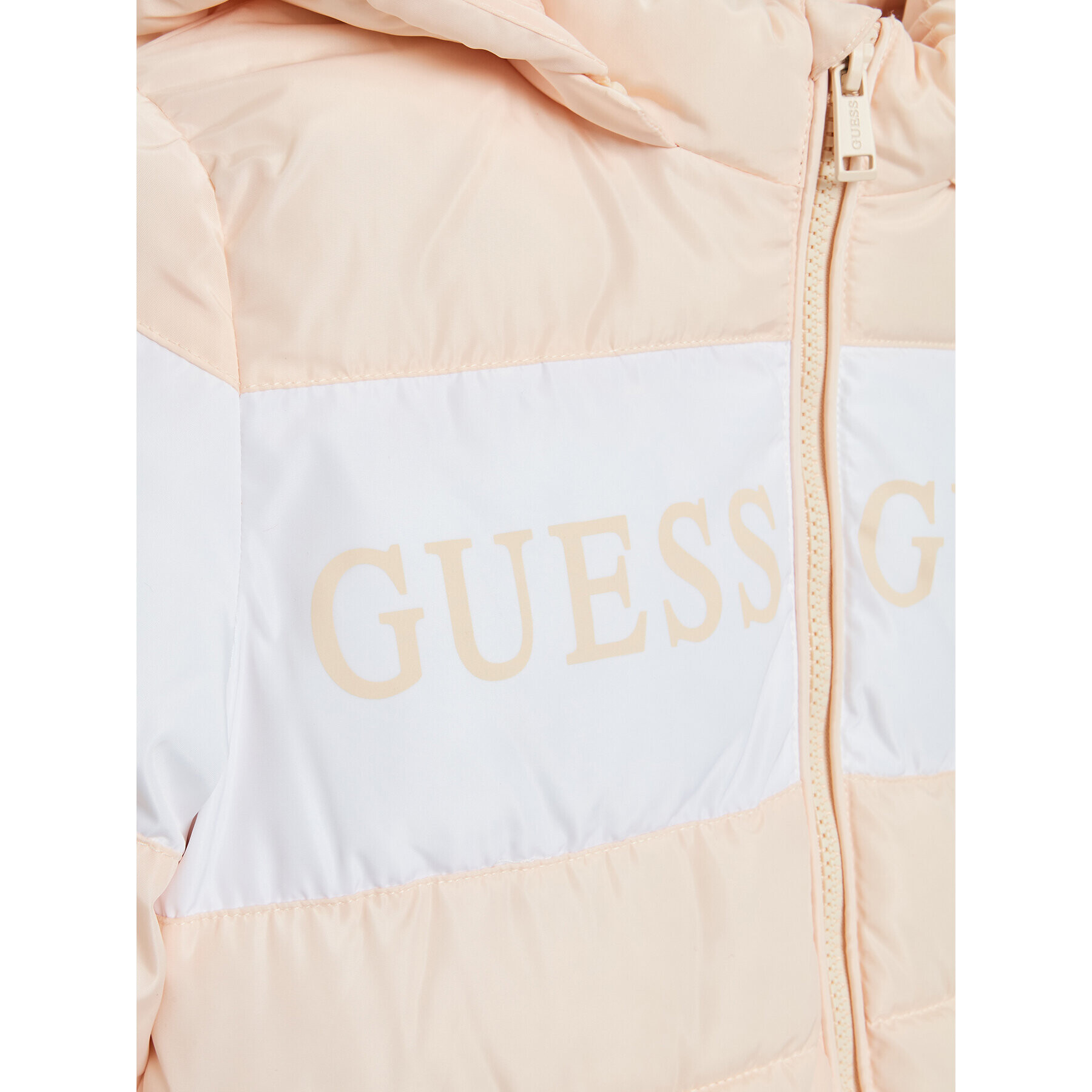 Guess Vatovaná bunda J2BL00 WB240 Oranžová Regular Fit - Pepit.cz