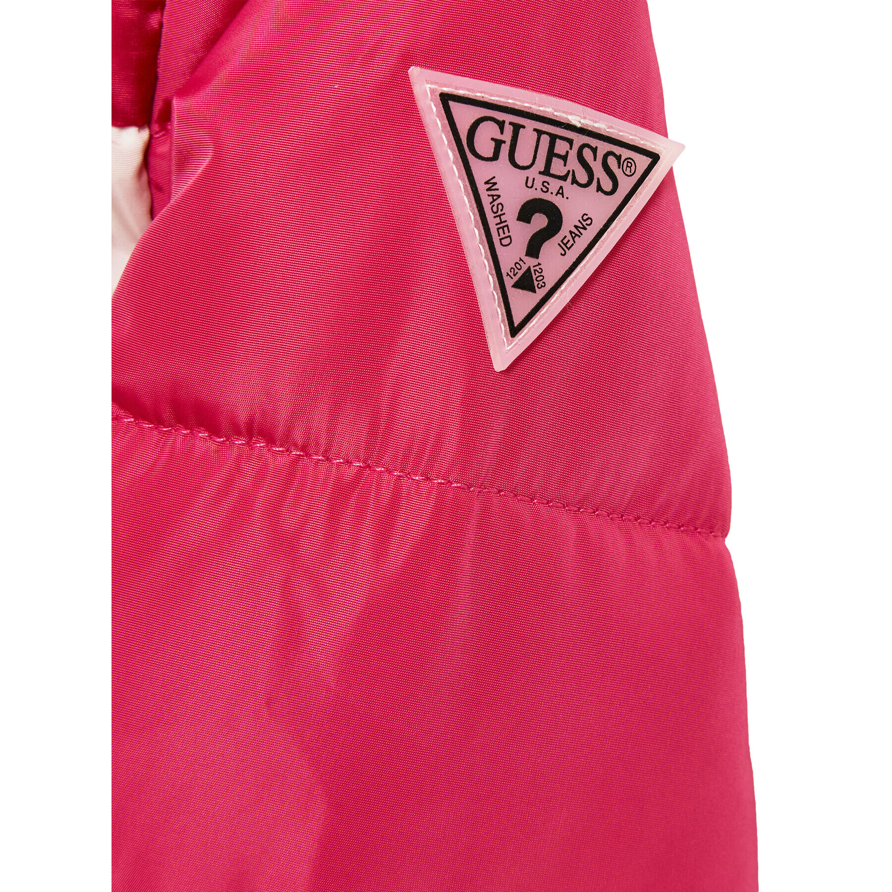 Guess Vatovaná bunda J3BL02 WB240 Růžová Regular Fit - Pepit.cz