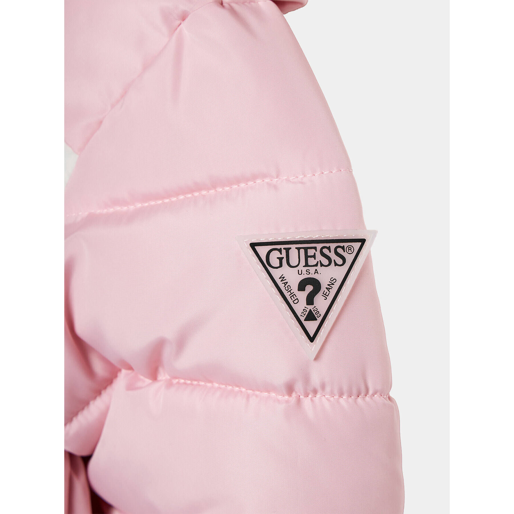 Guess Vatovaná bunda K3BL04 WB240 Růžová Regular Fit - Pepit.cz