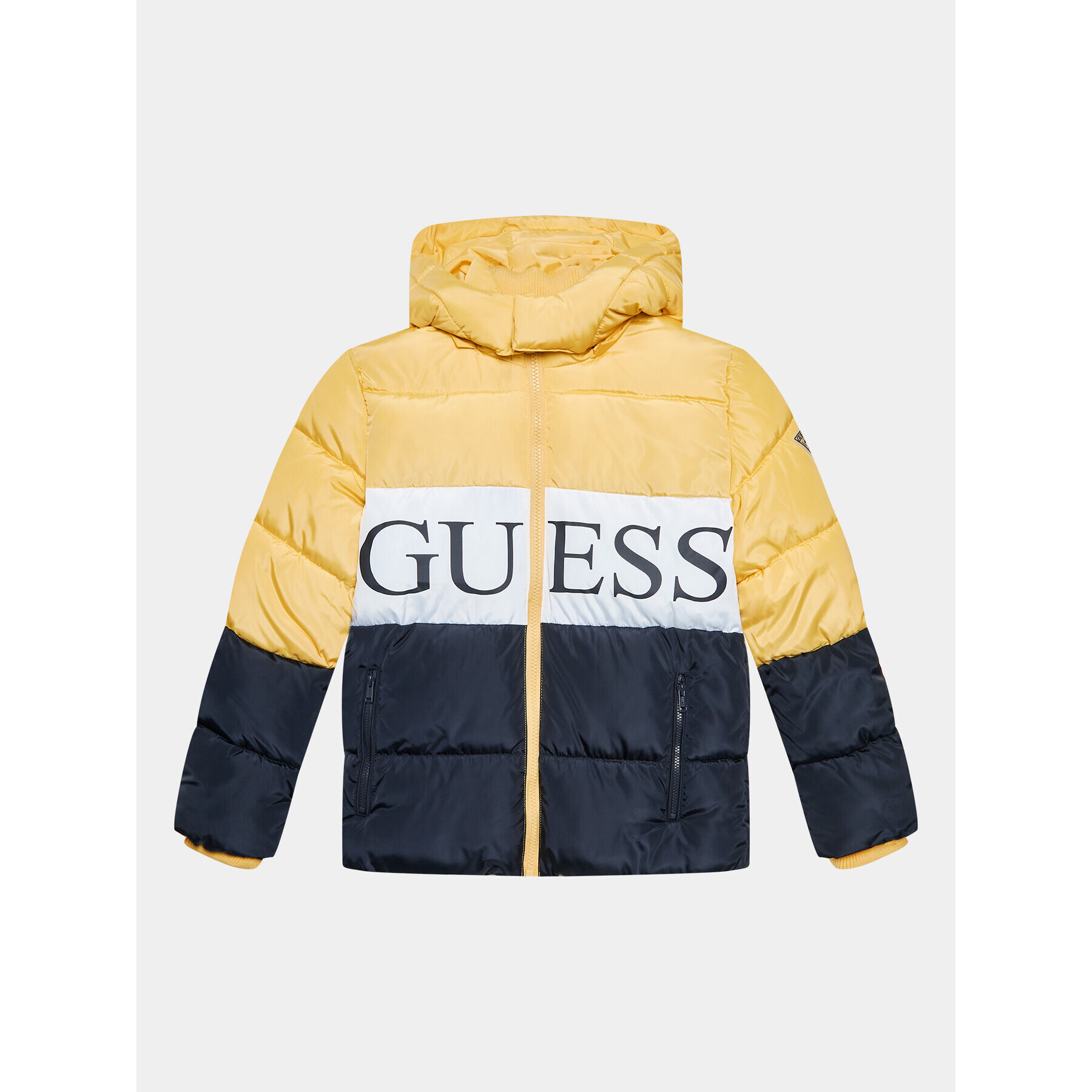 Guess Vatovaná bunda L3BL02 WB240 Žlutá Regular Fit - Pepit.cz