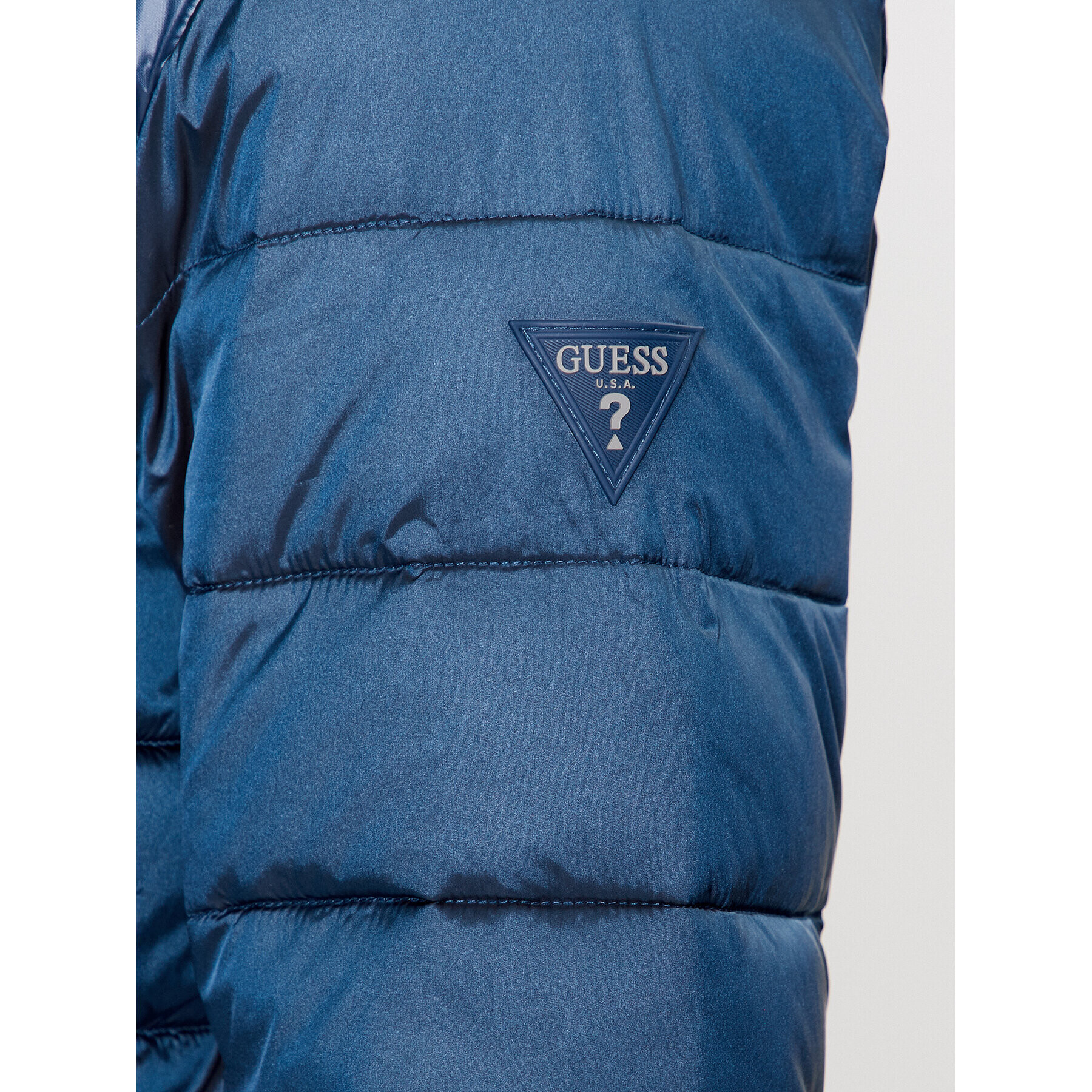 Guess Vatovaná bunda M3BL12 WF5C2 Modrá Regular Fit - Pepit.cz