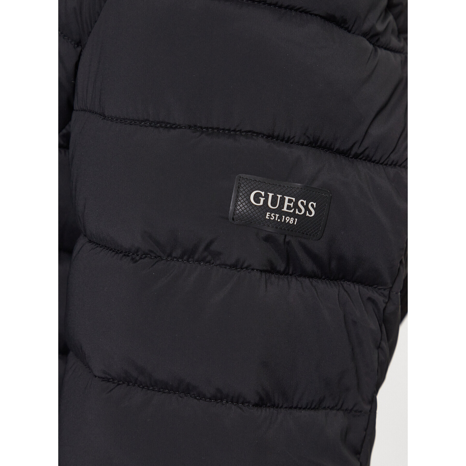 Guess Vatovaná bunda M3YL15 WFHC2 Černá Regular Fit - Pepit.cz