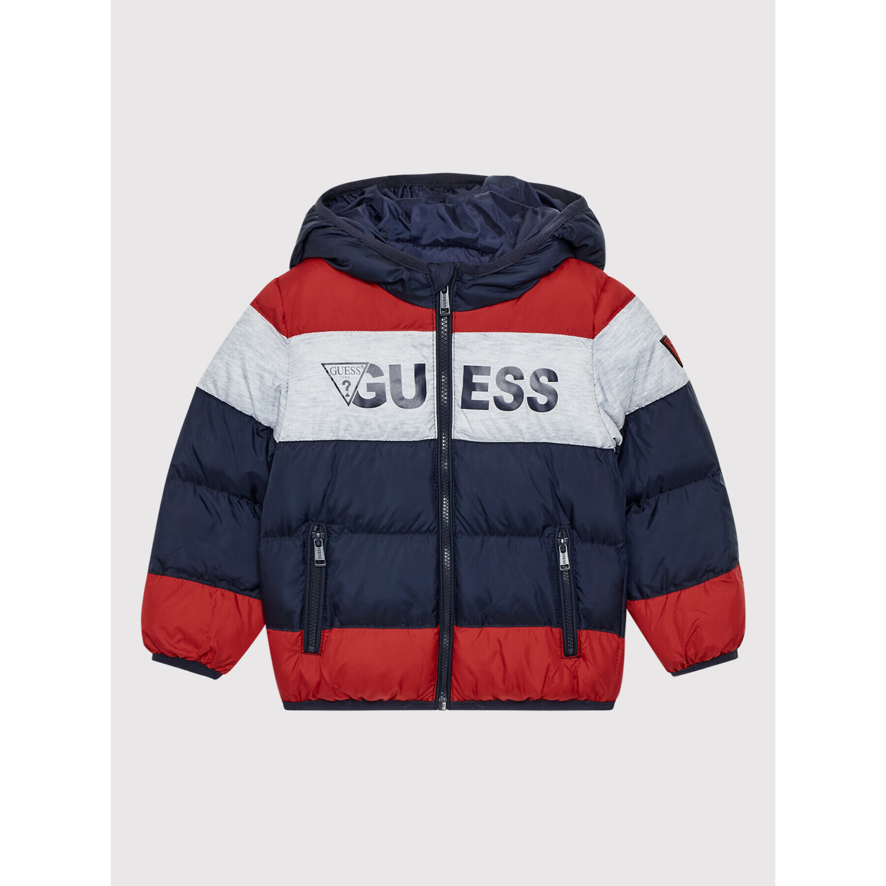 Guess Vatovaná bunda N2YL02 WDGX0 Tmavomodrá Regular Fit - Pepit.cz