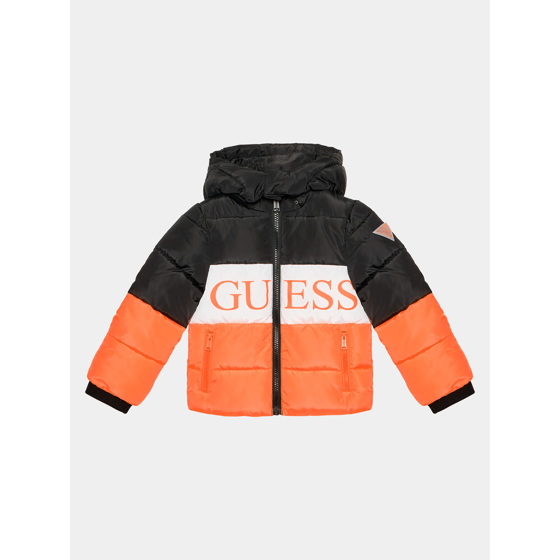 Guess Vatovaná bunda N3BL02 WB240 Oranžová Regular Fit - Pepit.cz