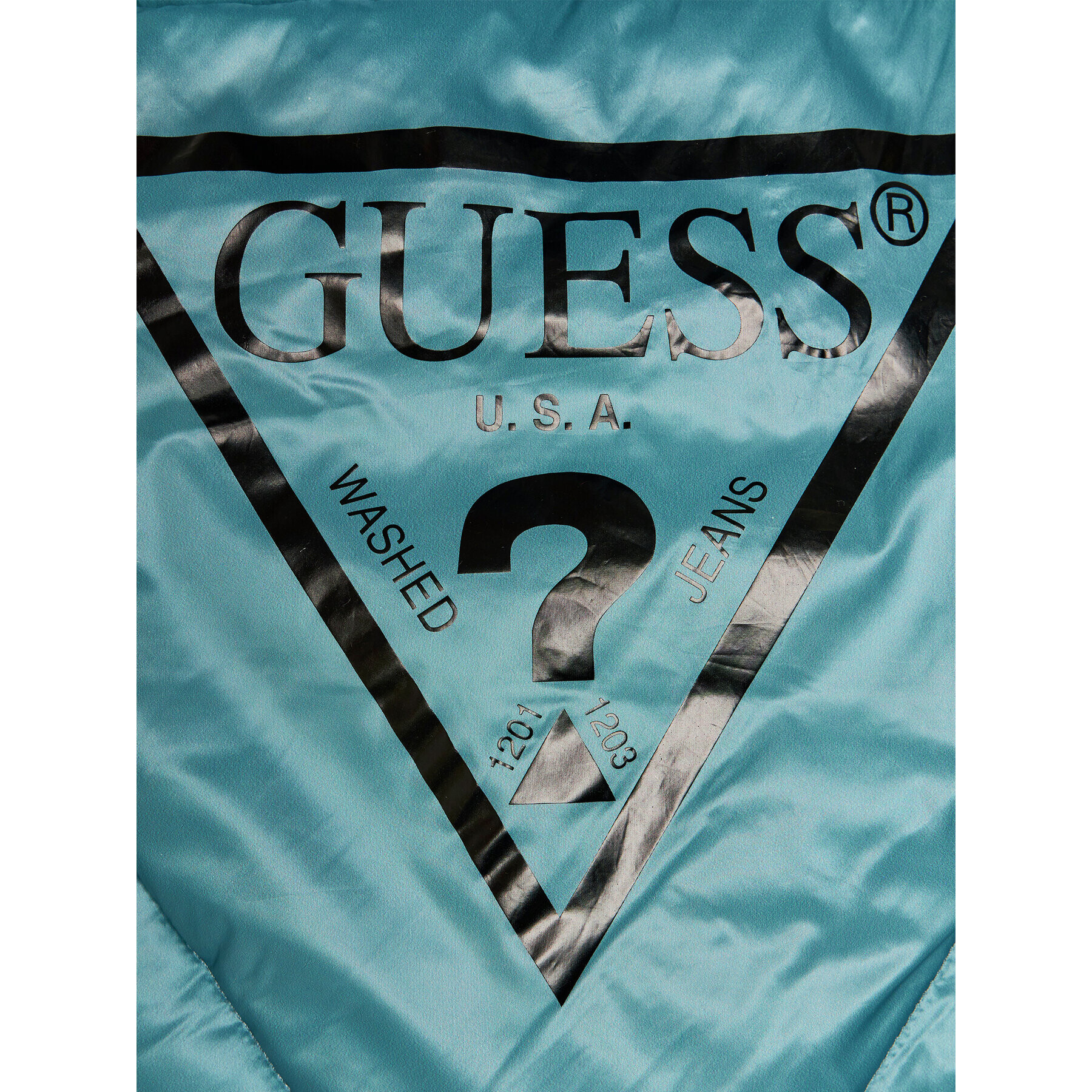 Guess Vatovaná bunda N3BL03 WEGY0 Modrá Regular Fit - Pepit.cz