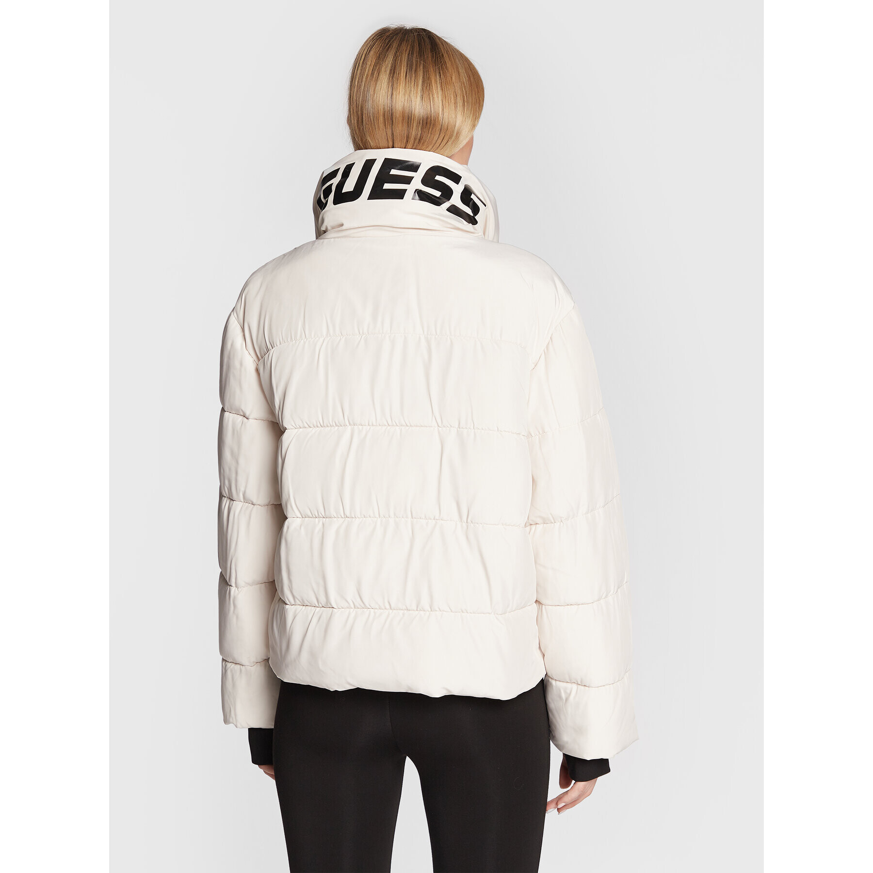 Guess Vatovaná bunda V3RL03 WF3V0 Bílá Relaxed Fit - Pepit.cz