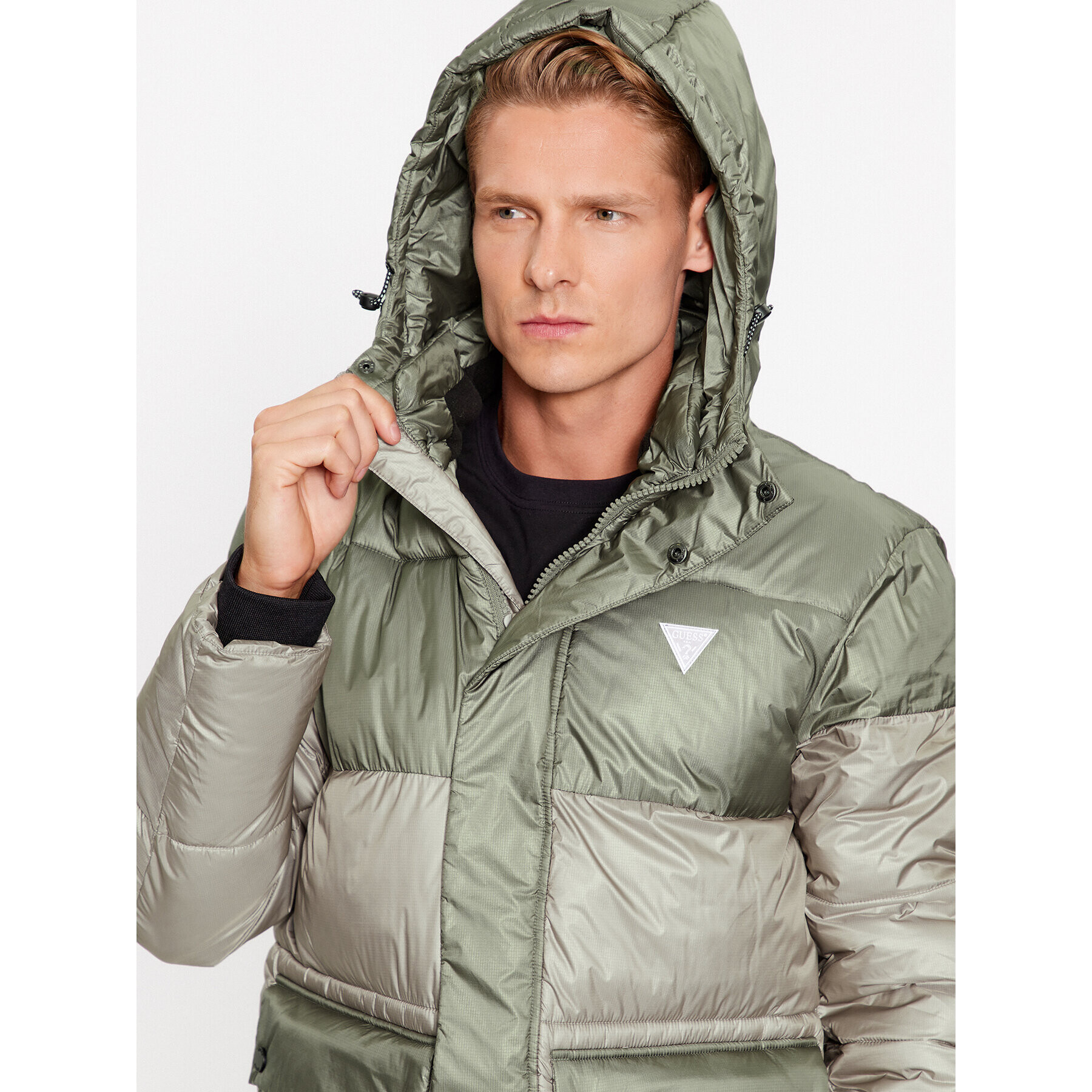 Guess Vatovaná bunda Wilfred Z3BL02 WFQ80 Béžová Regular Fit - Pepit.cz