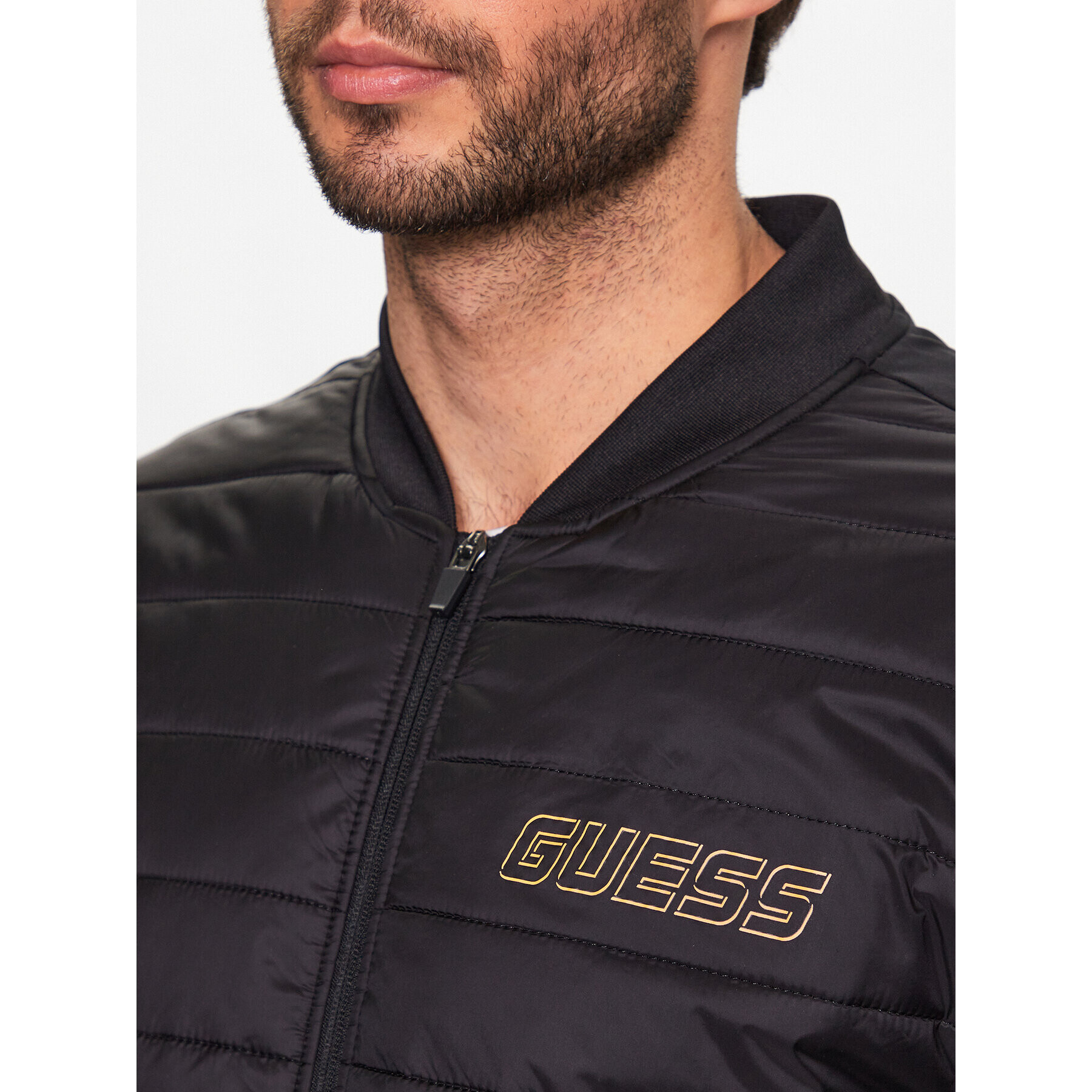 Guess Vatovaná bunda Z3YL00 KA5N0 Černá Regular Fit - Pepit.cz