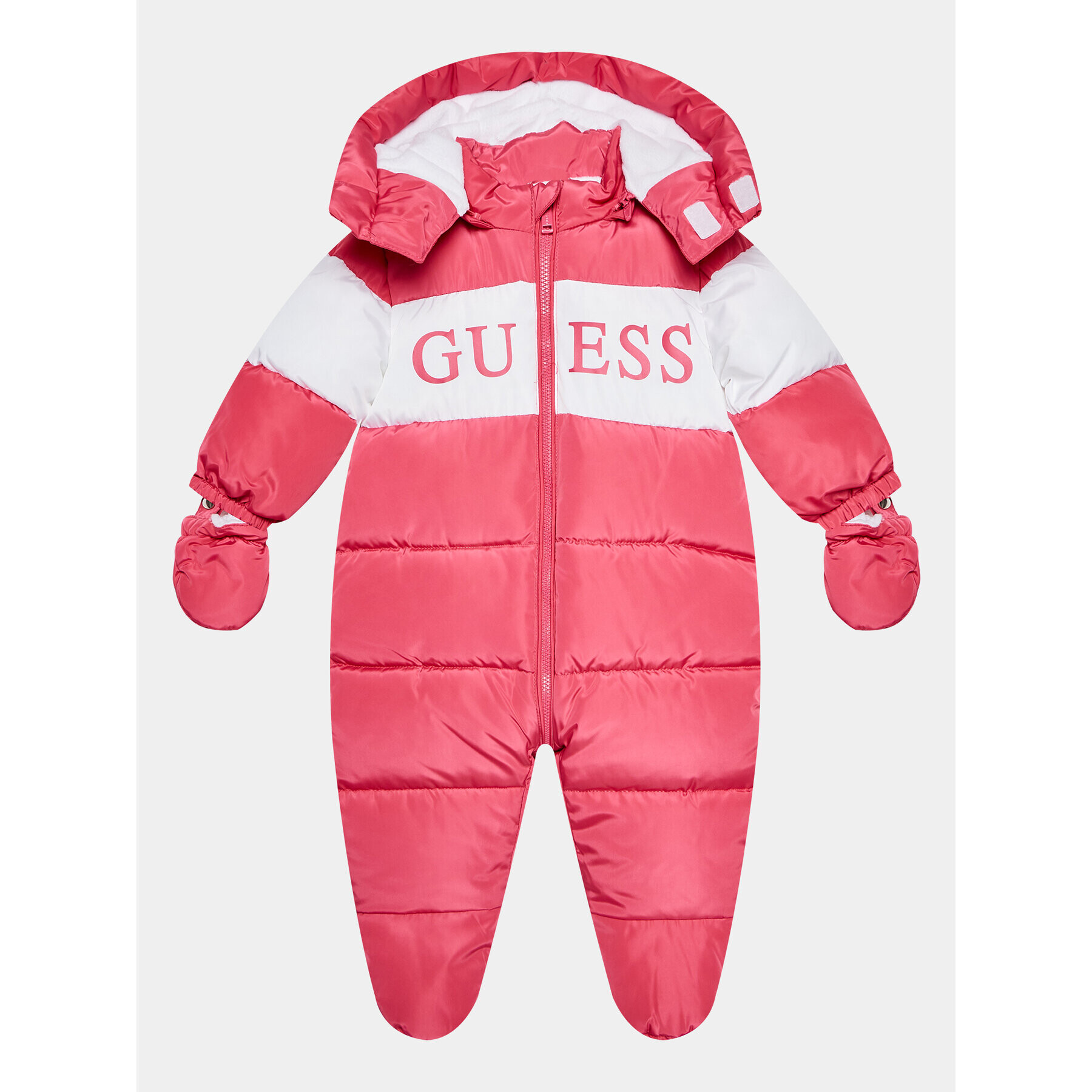 Guess Zimní kombinéza H3BW05 WB240 Růžová Regular Fit - Pepit.cz