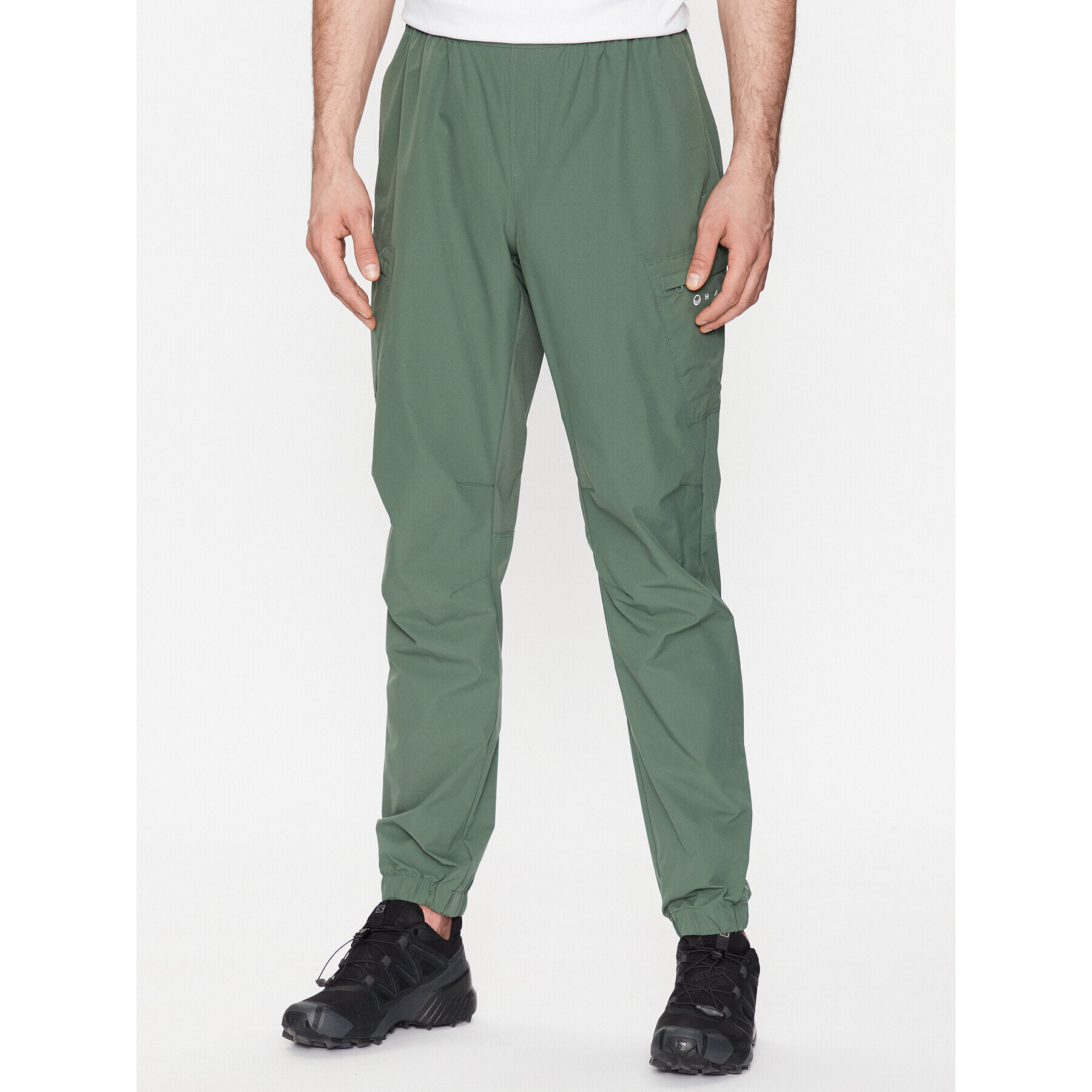 Halti Outdoorové kalhoty Pallas 064-0624 Zelená Relaxed Fit - Pepit.cz