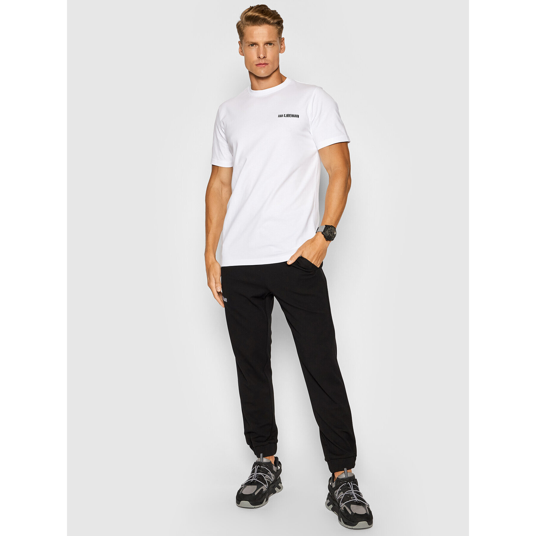 Han Kjøbenhavn T-Shirt M-20001 Bílá Regular Fit - Pepit.cz