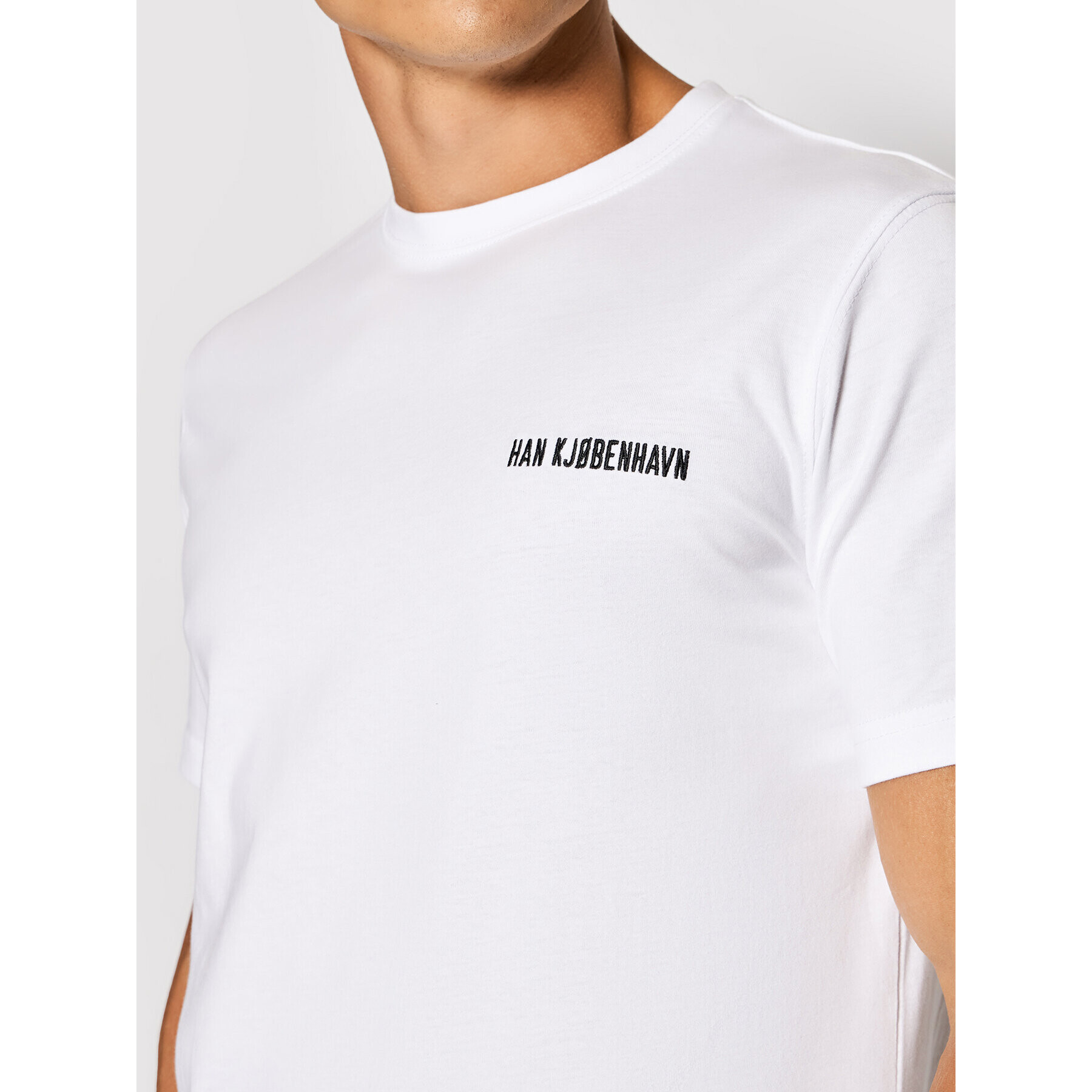 Han Kjøbenhavn T-Shirt M-20001 Bílá Regular Fit - Pepit.cz