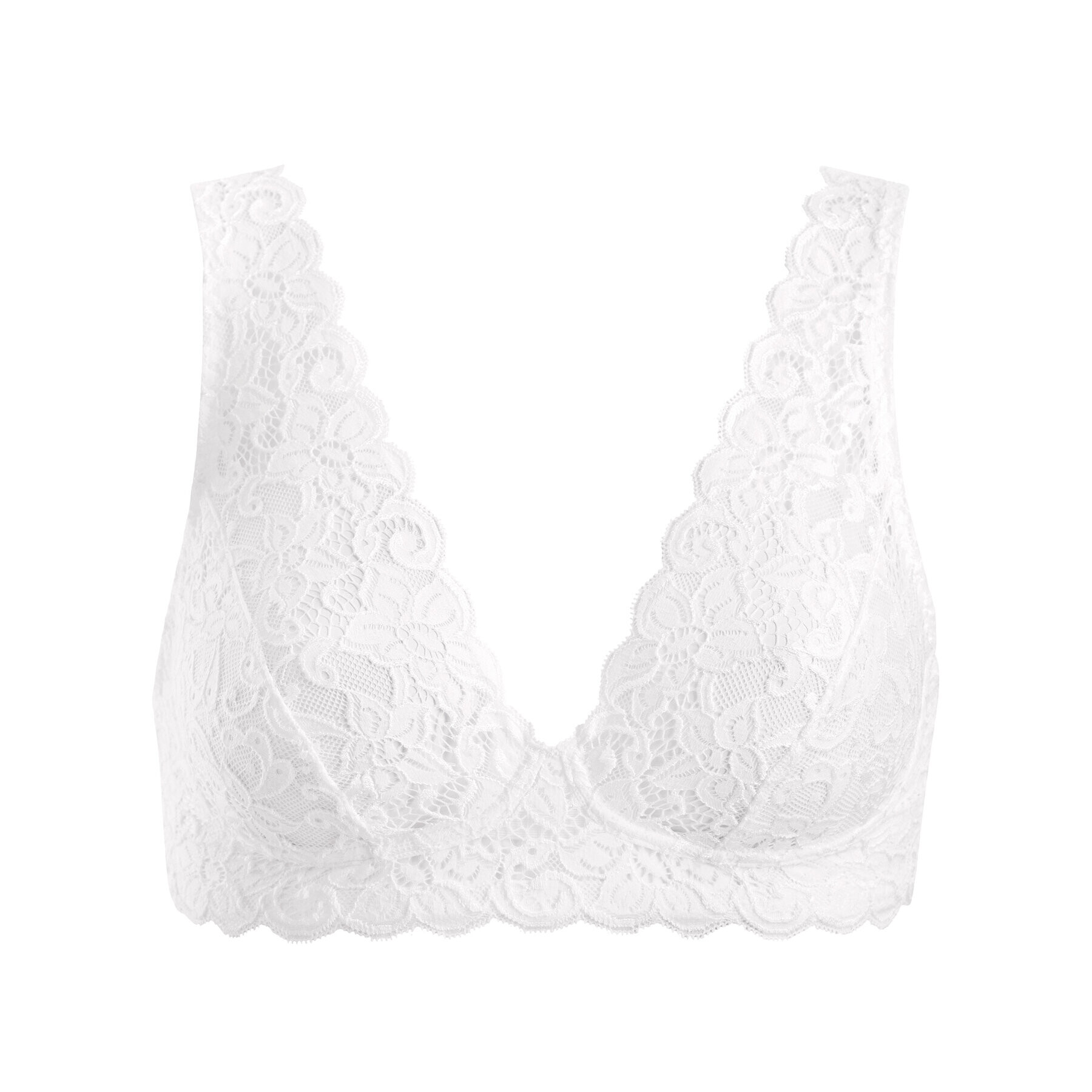 Hanro Podprsenka Bralette Moments 1465 Bílá - Pepit.cz