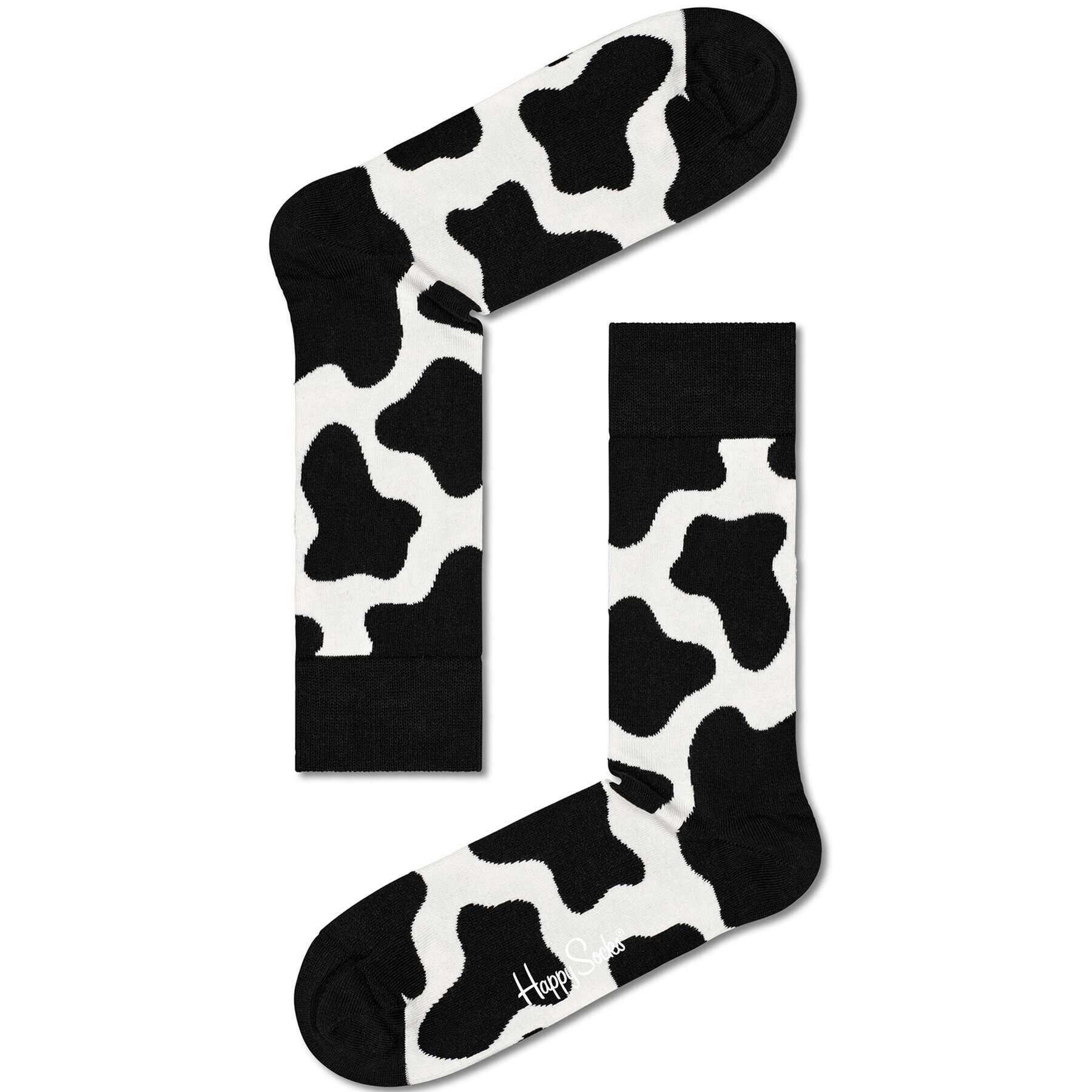 Happy Socks Klasické ponožky Unisex COW01-9300 Černá - Pepit.cz