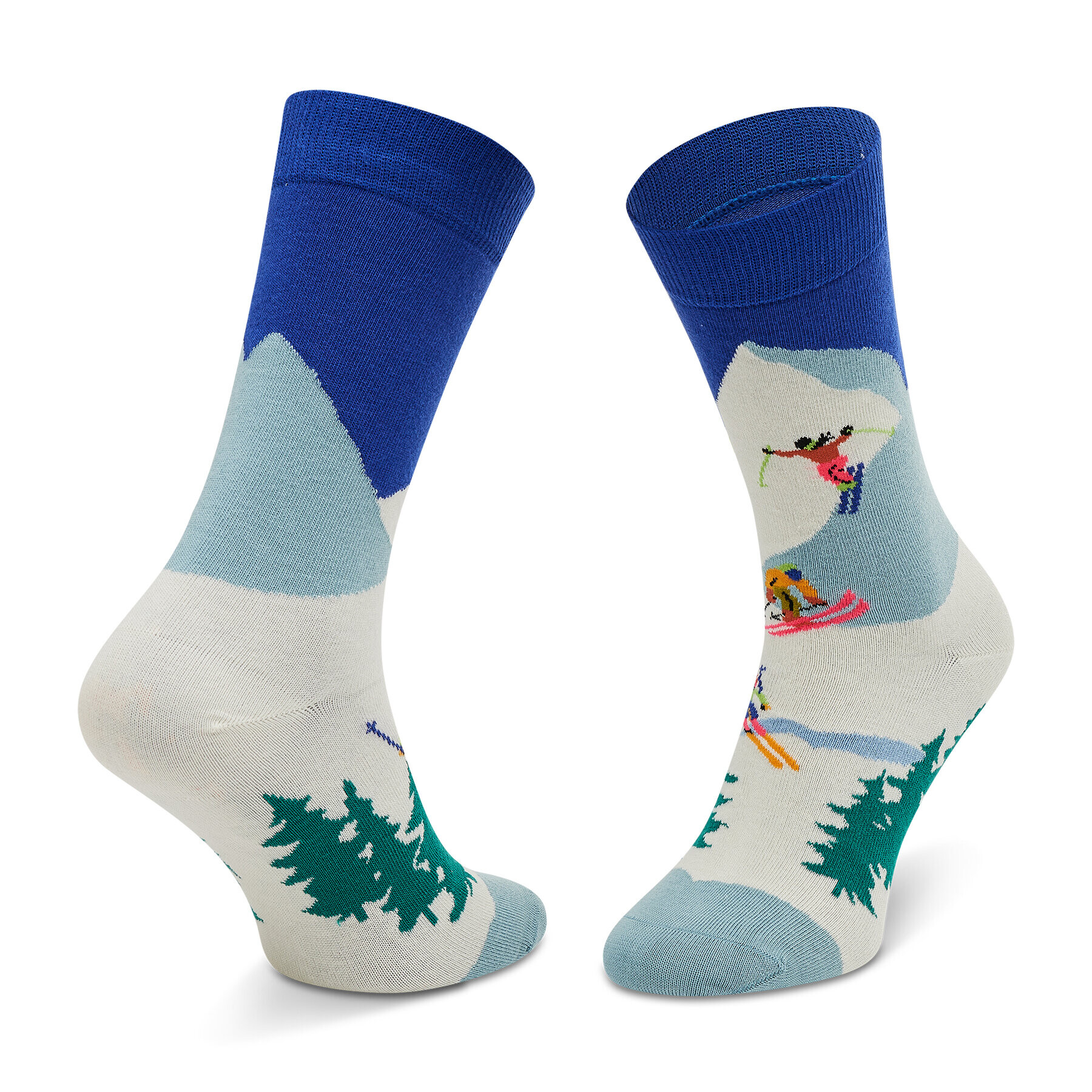 Happy Socks Klasické ponožky Unisex DSS01-6300 Bílá - Pepit.cz