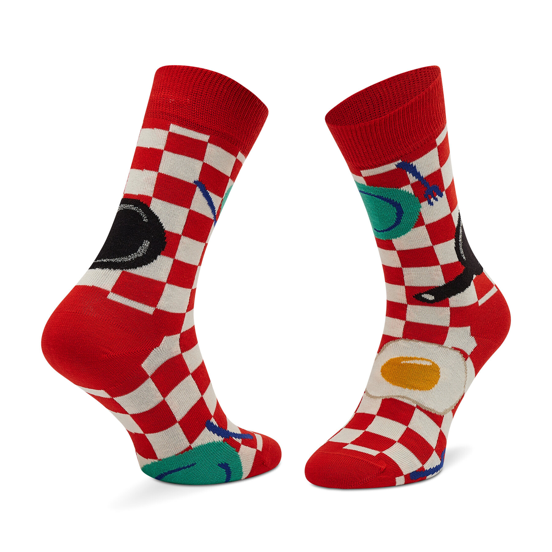 Happy Socks Klasické ponožky Unisex EBI01-4300 Červená - Pepit.cz