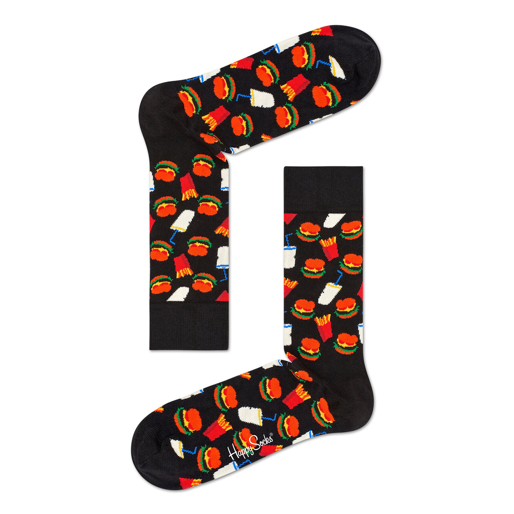 Happy Socks Klasické ponožky Unisex HAM01-9000 Černá - Pepit.cz